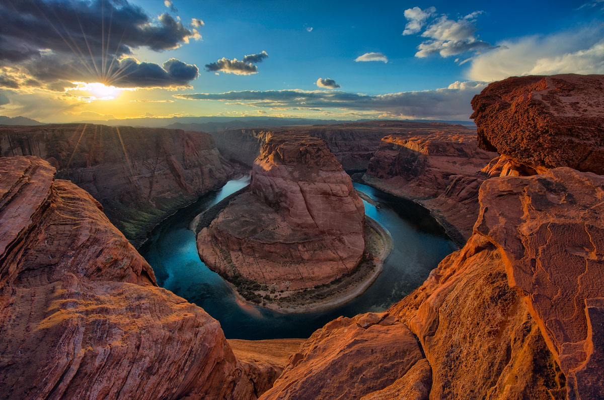 Horseshoe bend, page, HDR 4 raw