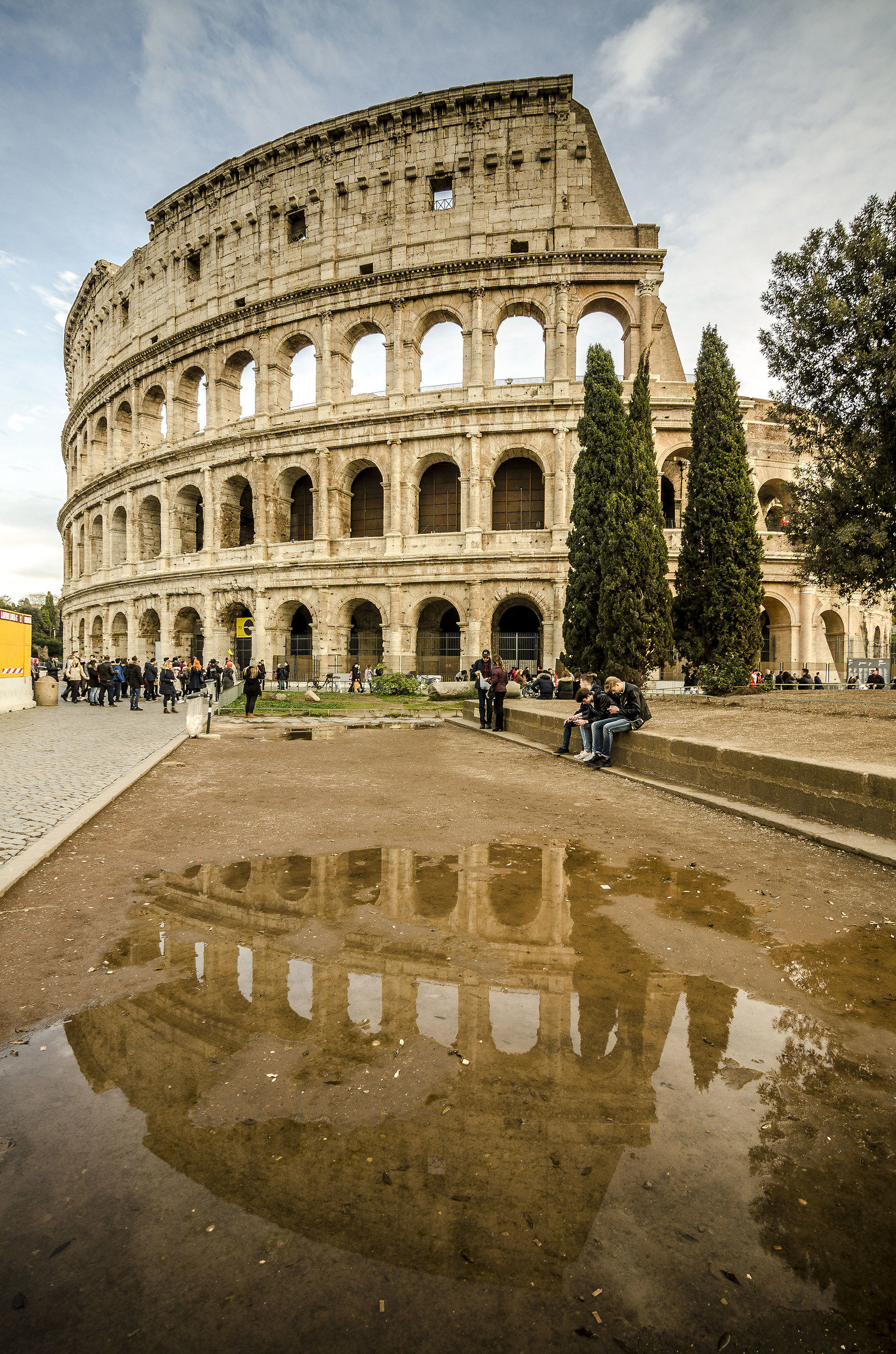 Il Colosseo riflesso