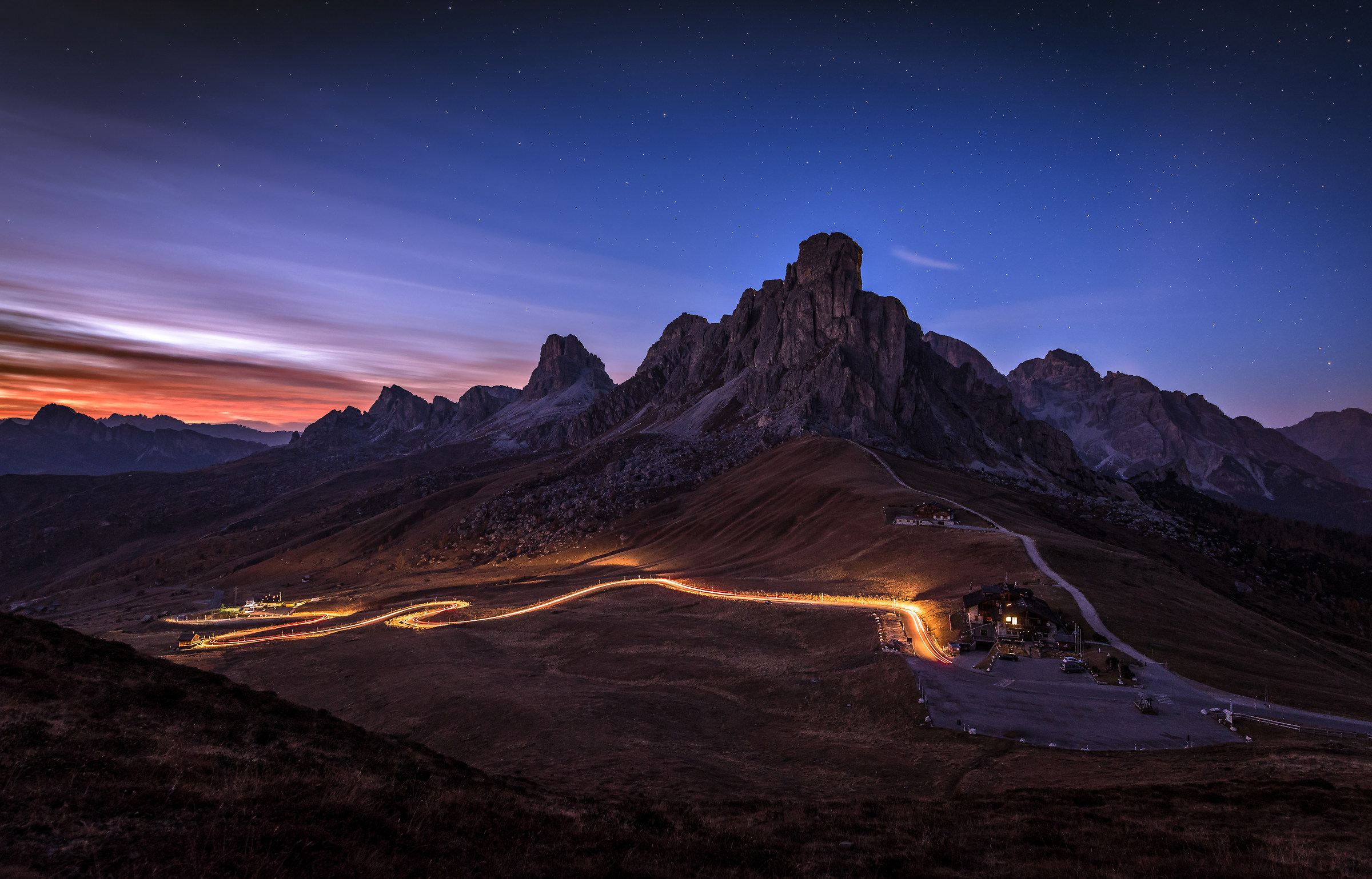 "One evening at Giau"