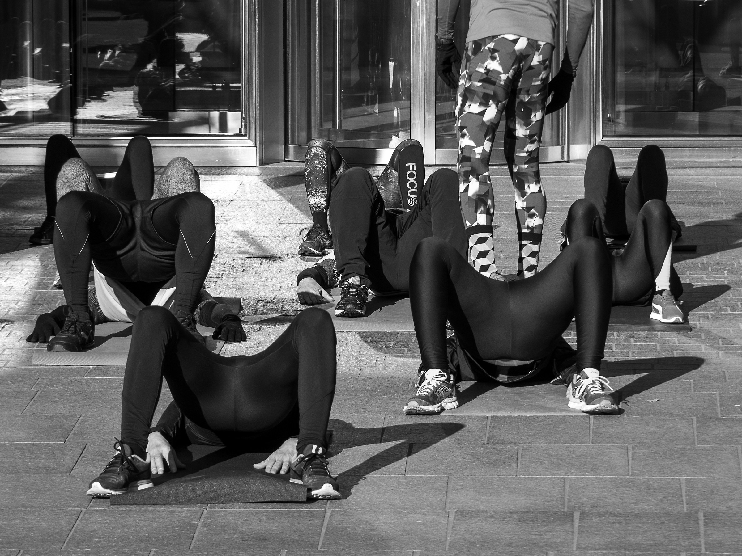 aerobics in the square