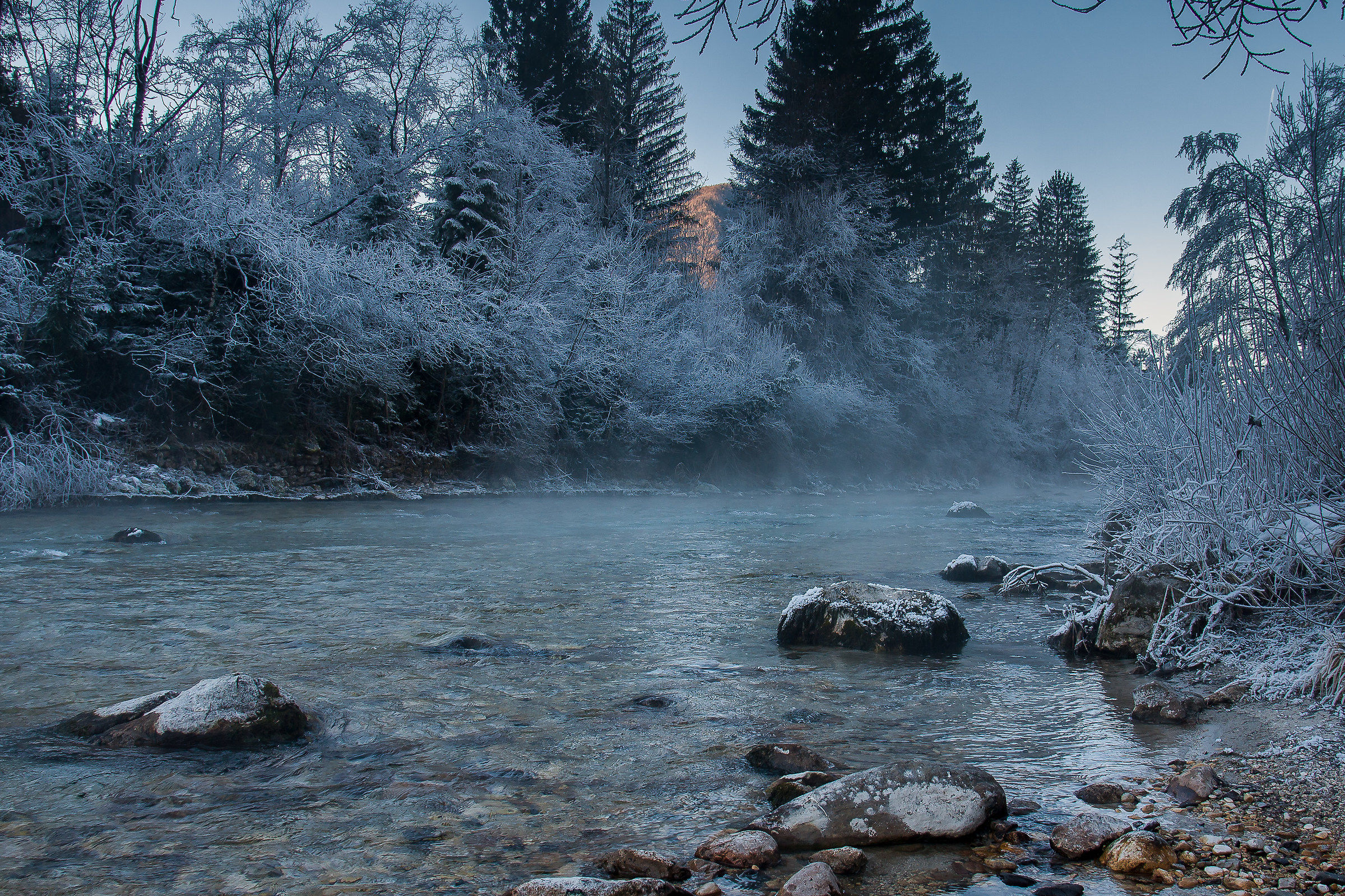 Cold river
