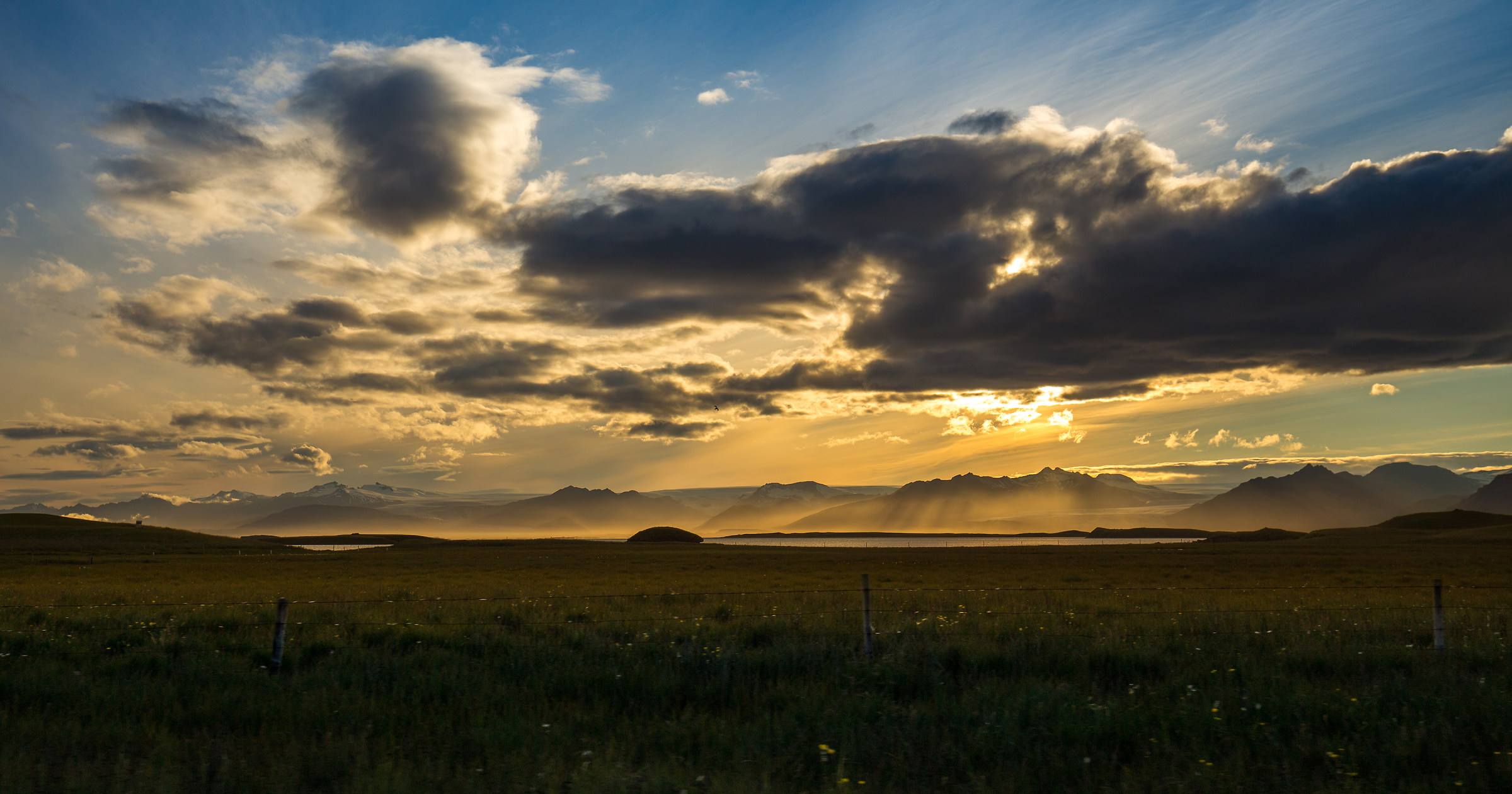 Tramonto all' orizzonte