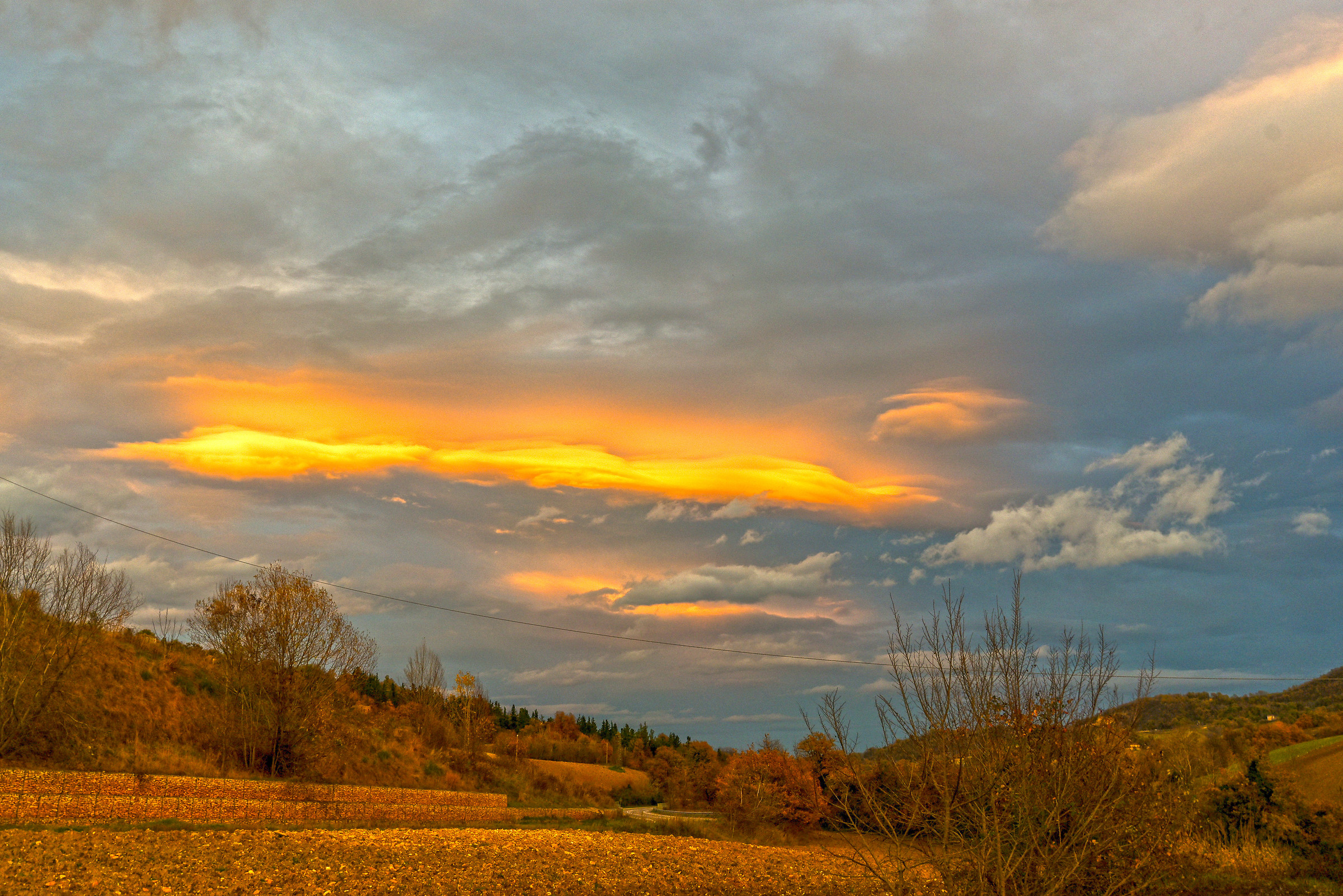 Sky in winter ... in HDR