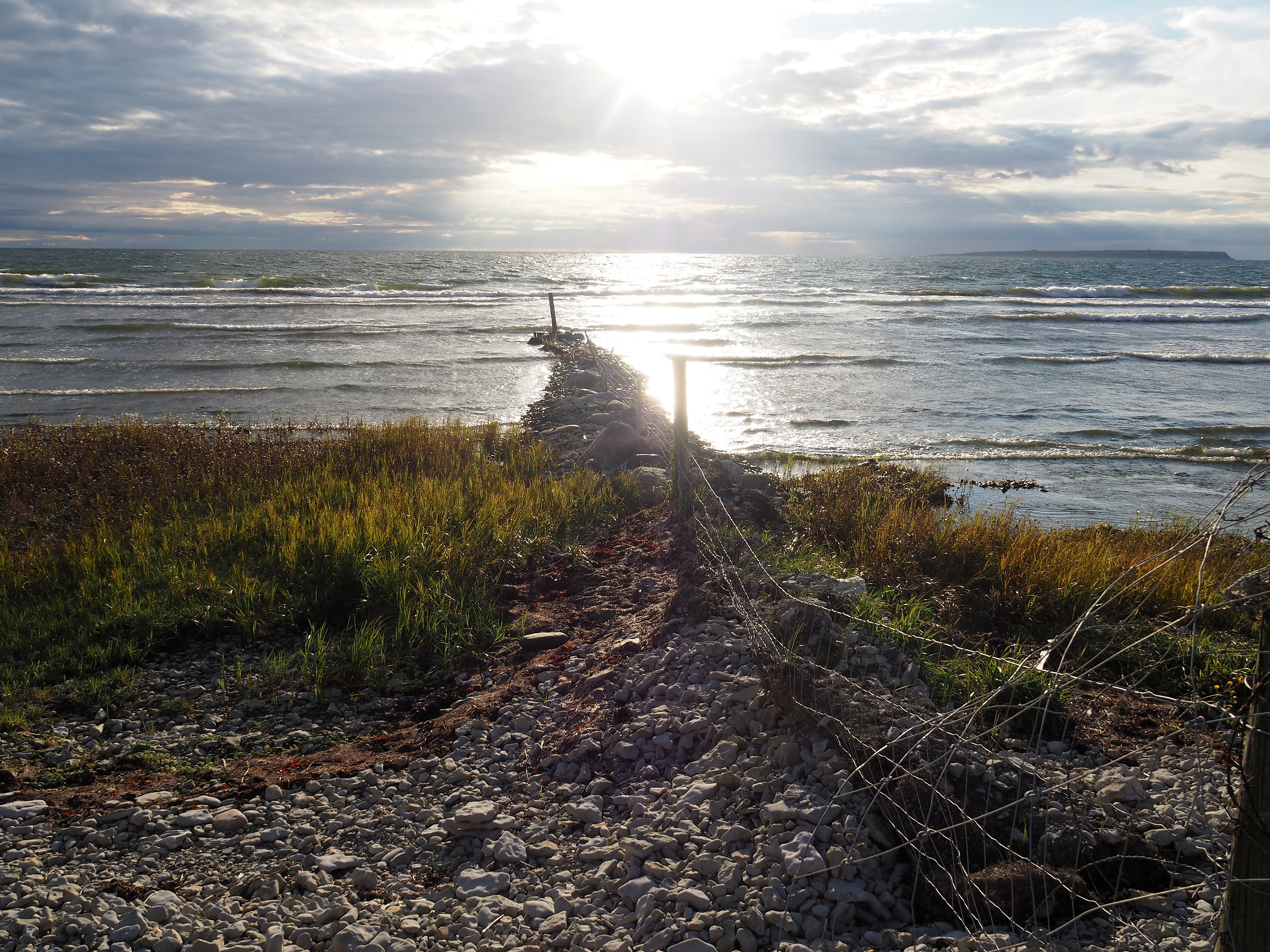 a fence disappear into infinity