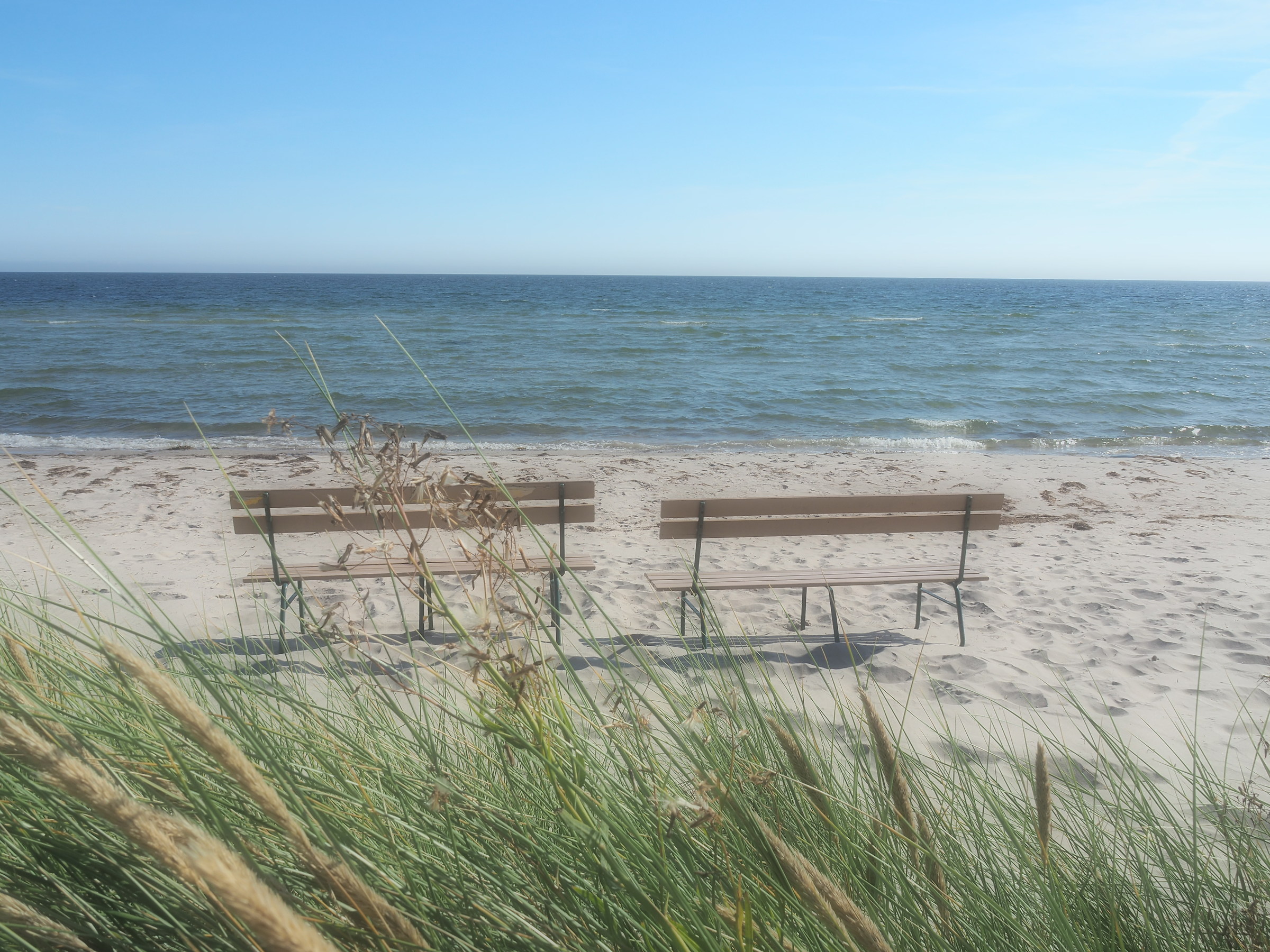 waiting eternally, caressed by wind and sea