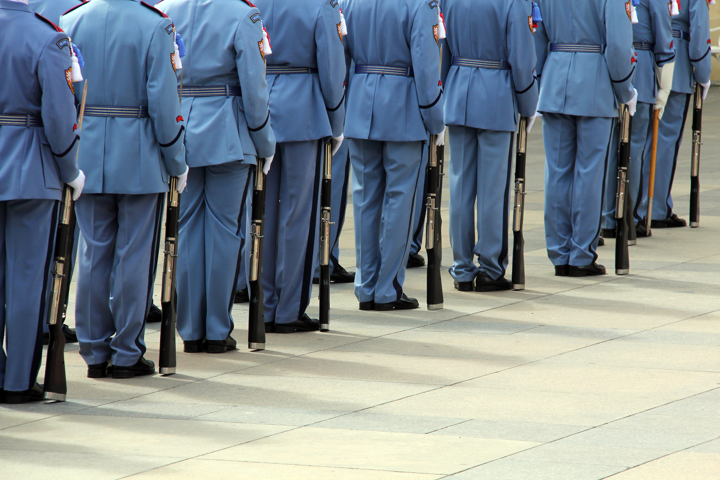 Cambio della guardia al Castello di Praga