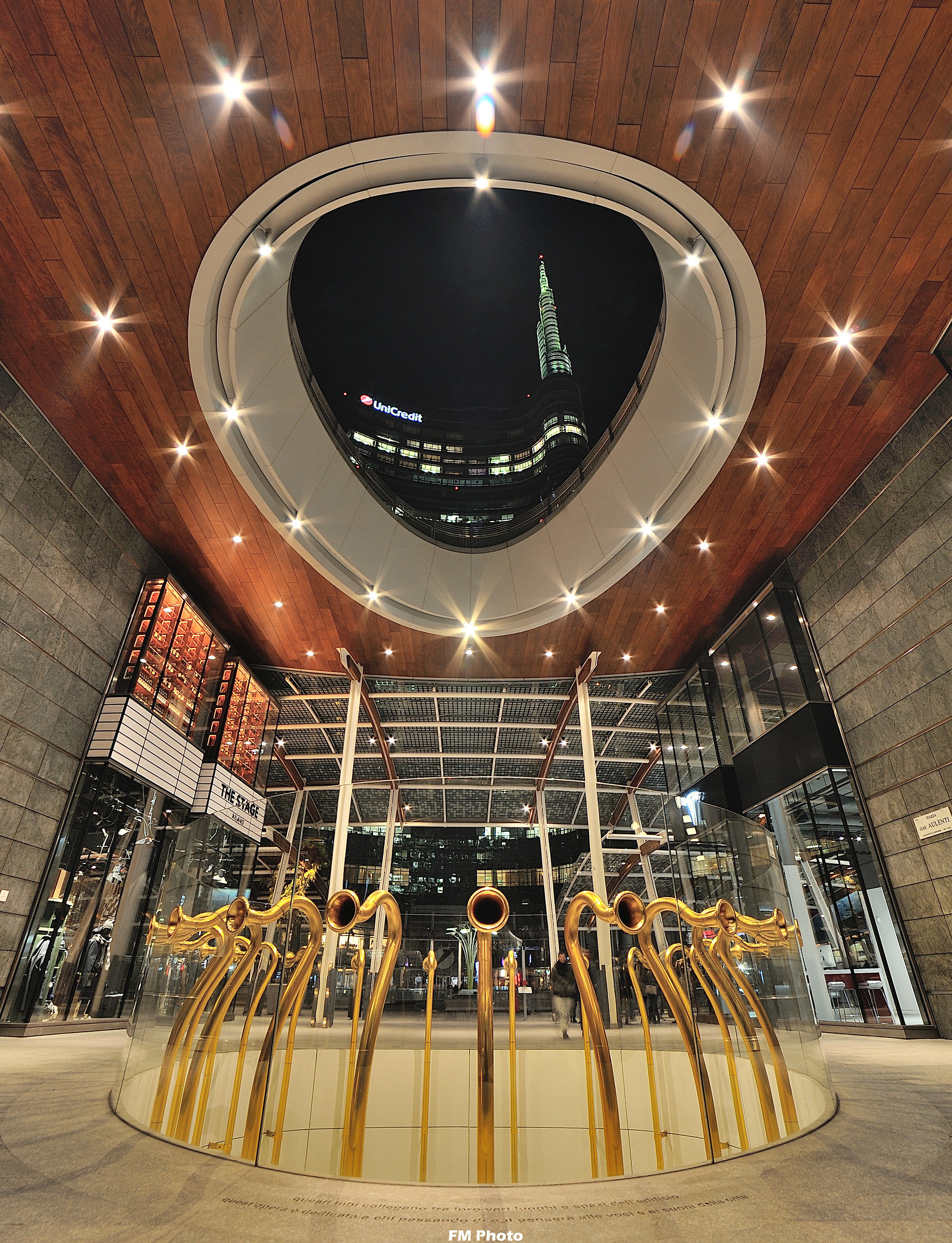 The Trumpets of Piazza Gae Aulenti