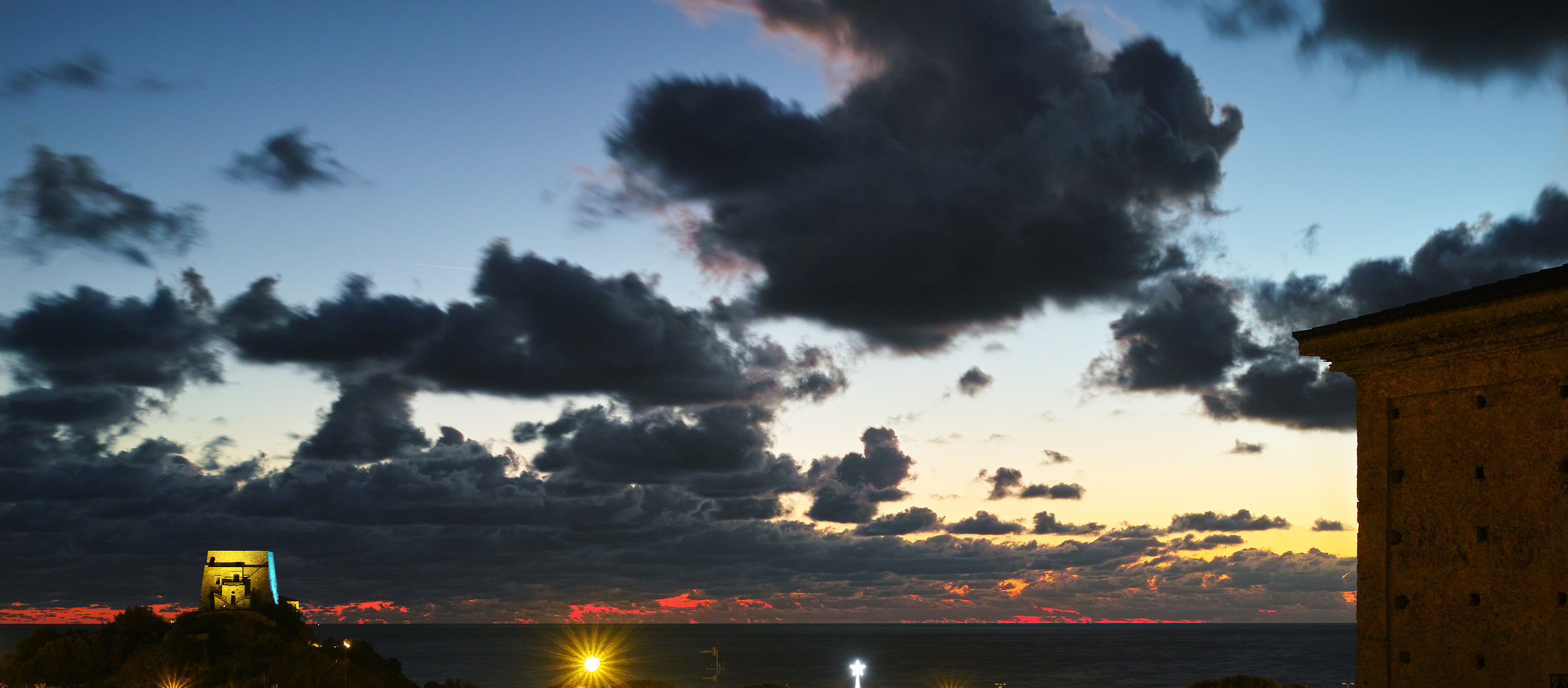 Scalea, Libeccio sunset ...