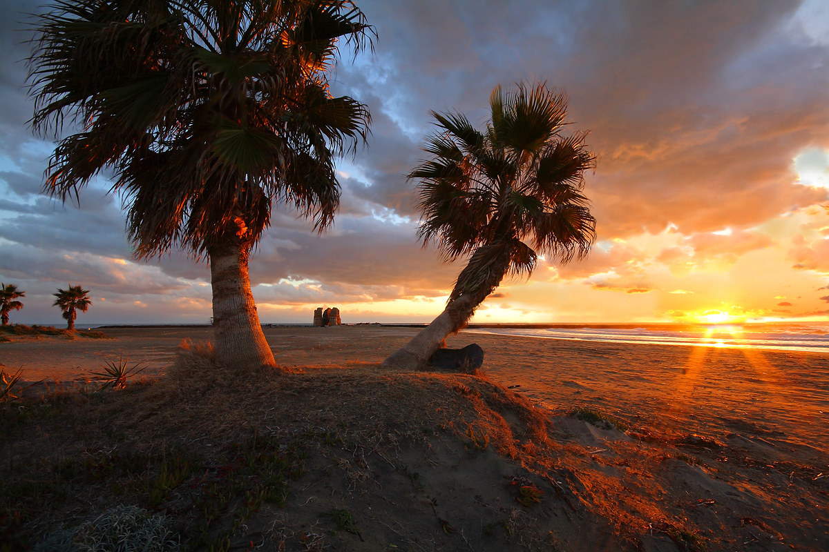 Sunset in Torre Flavia