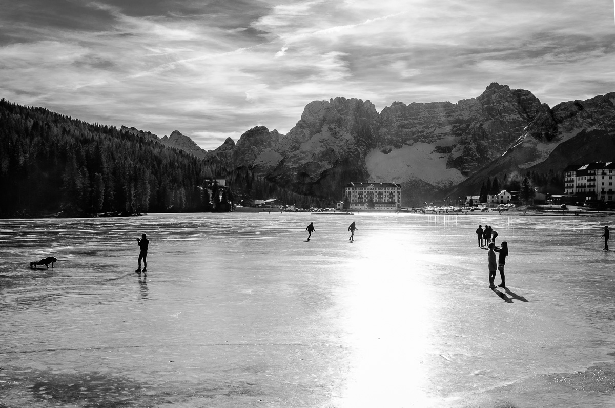 Lago di Misurina, esattamente un anno fa