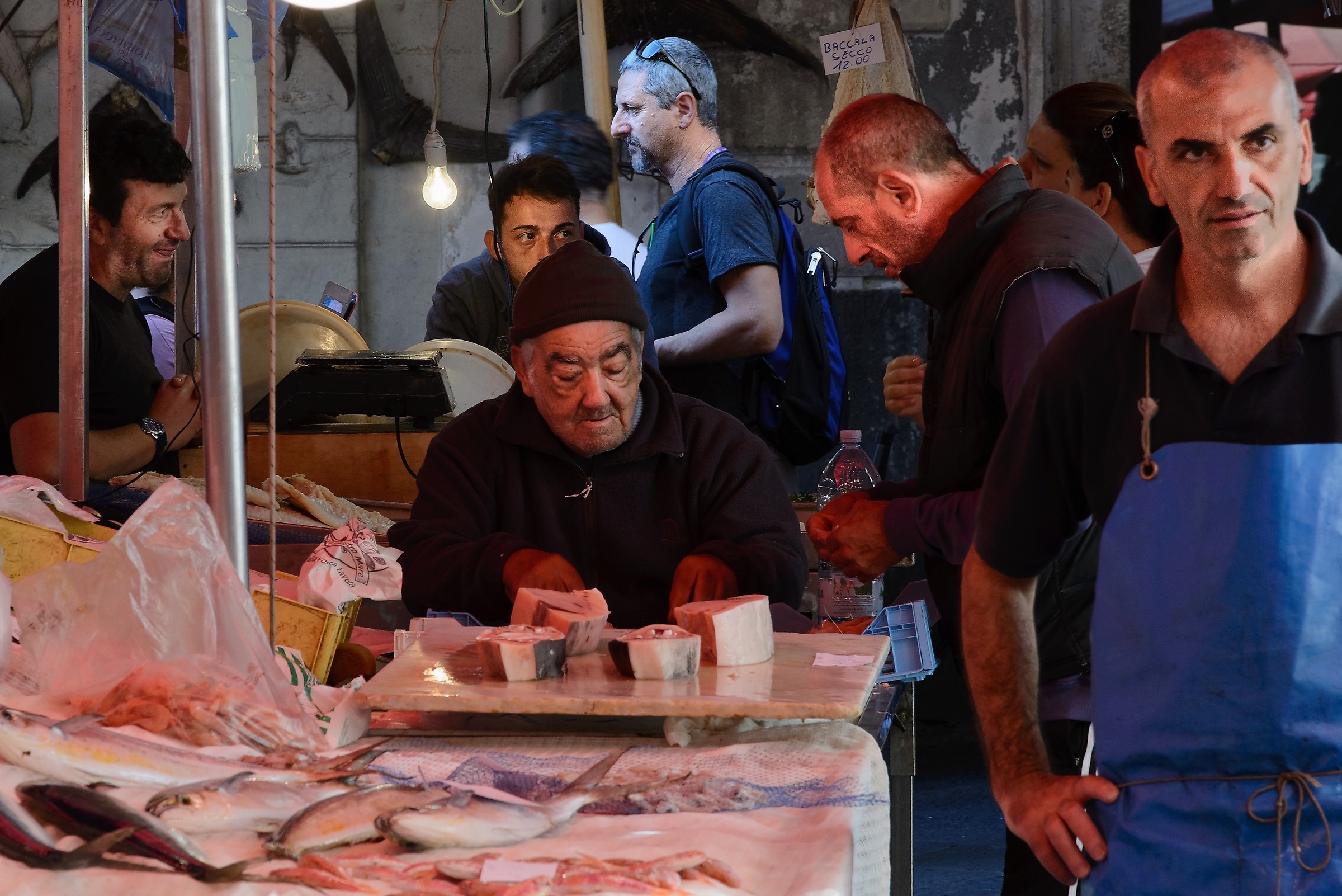 Mercato del pesce a Catania