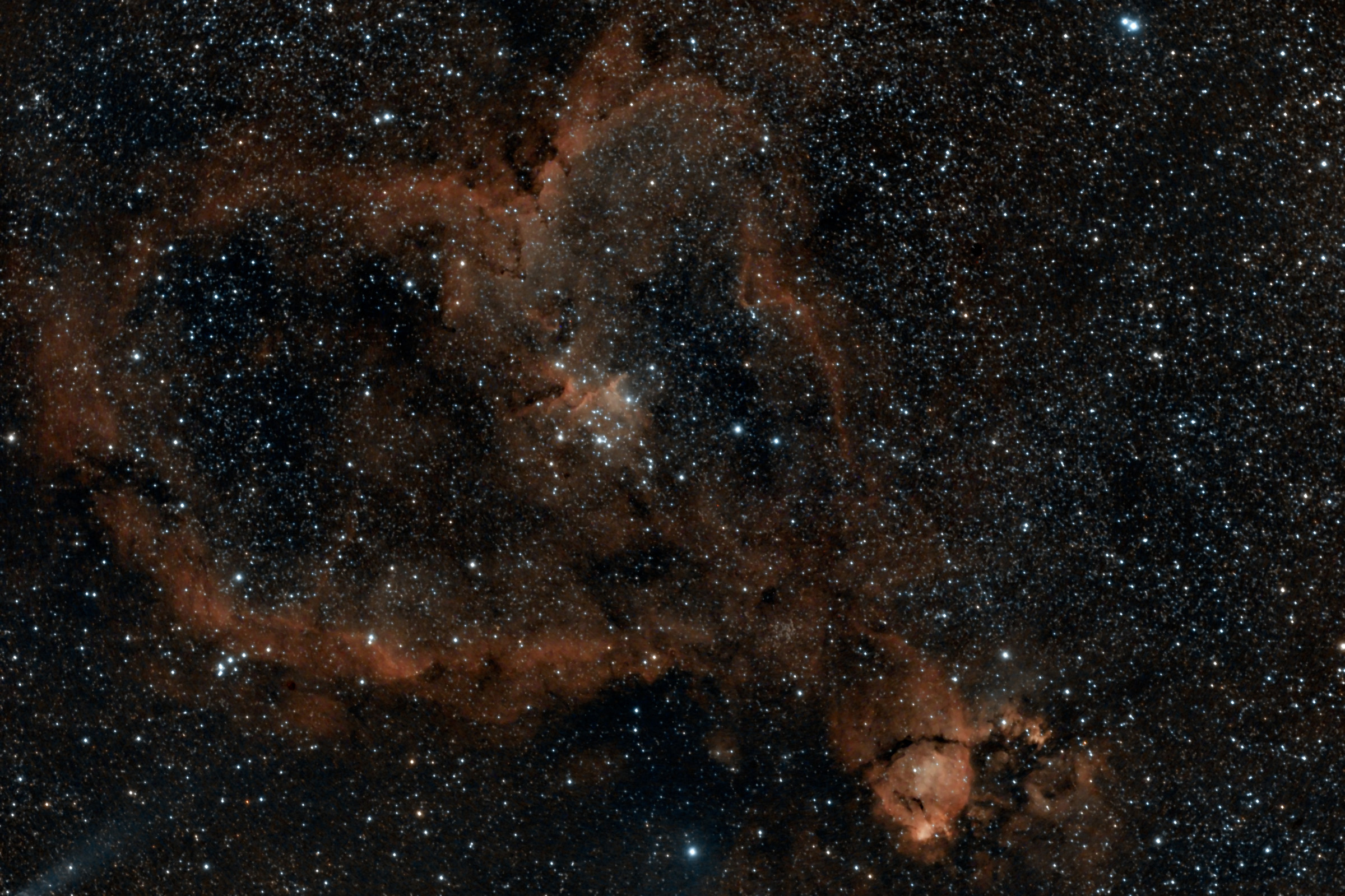 IC 1805 Heart Nebula in Cassiopea