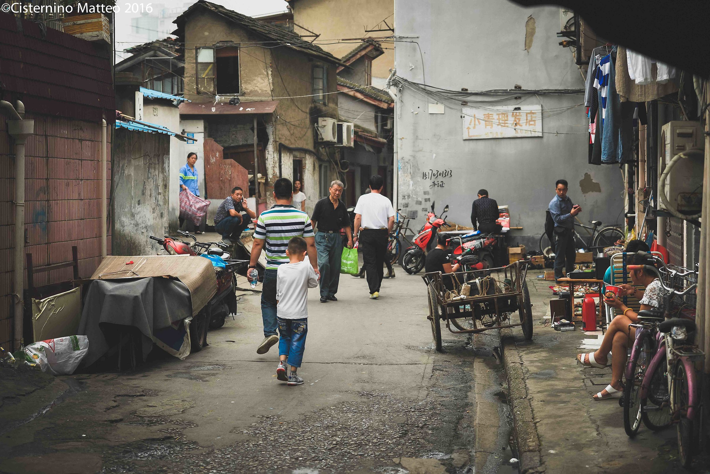 On the streets of Baoshan, Shanghai, China