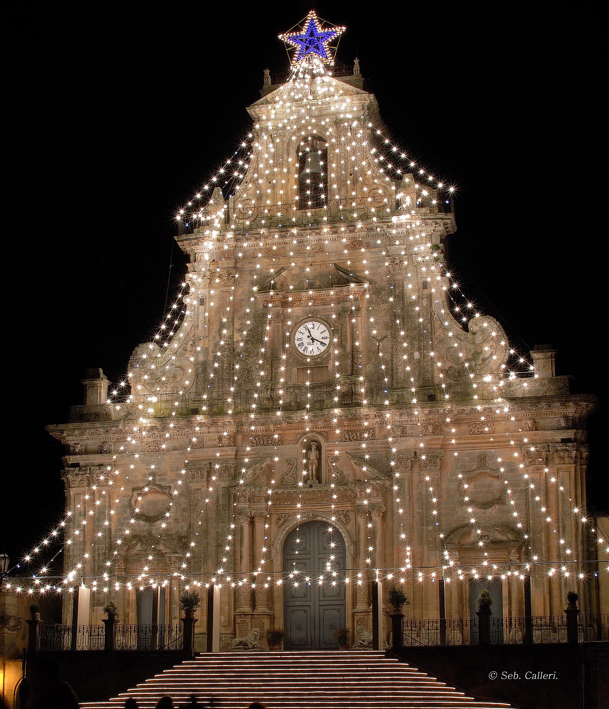 L'albero di Natale più alto di Sicilia.