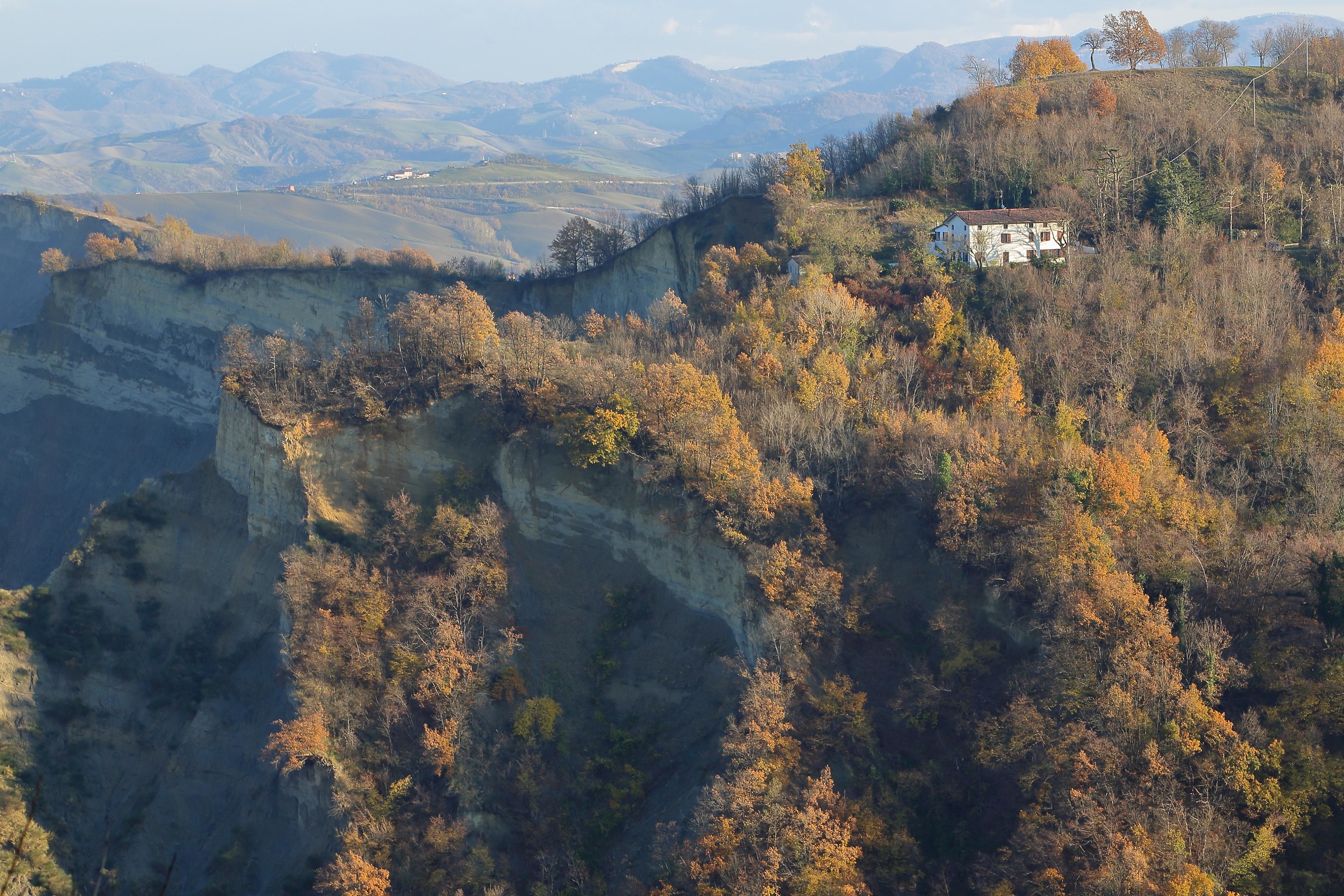 the house on the Pliocene buttress