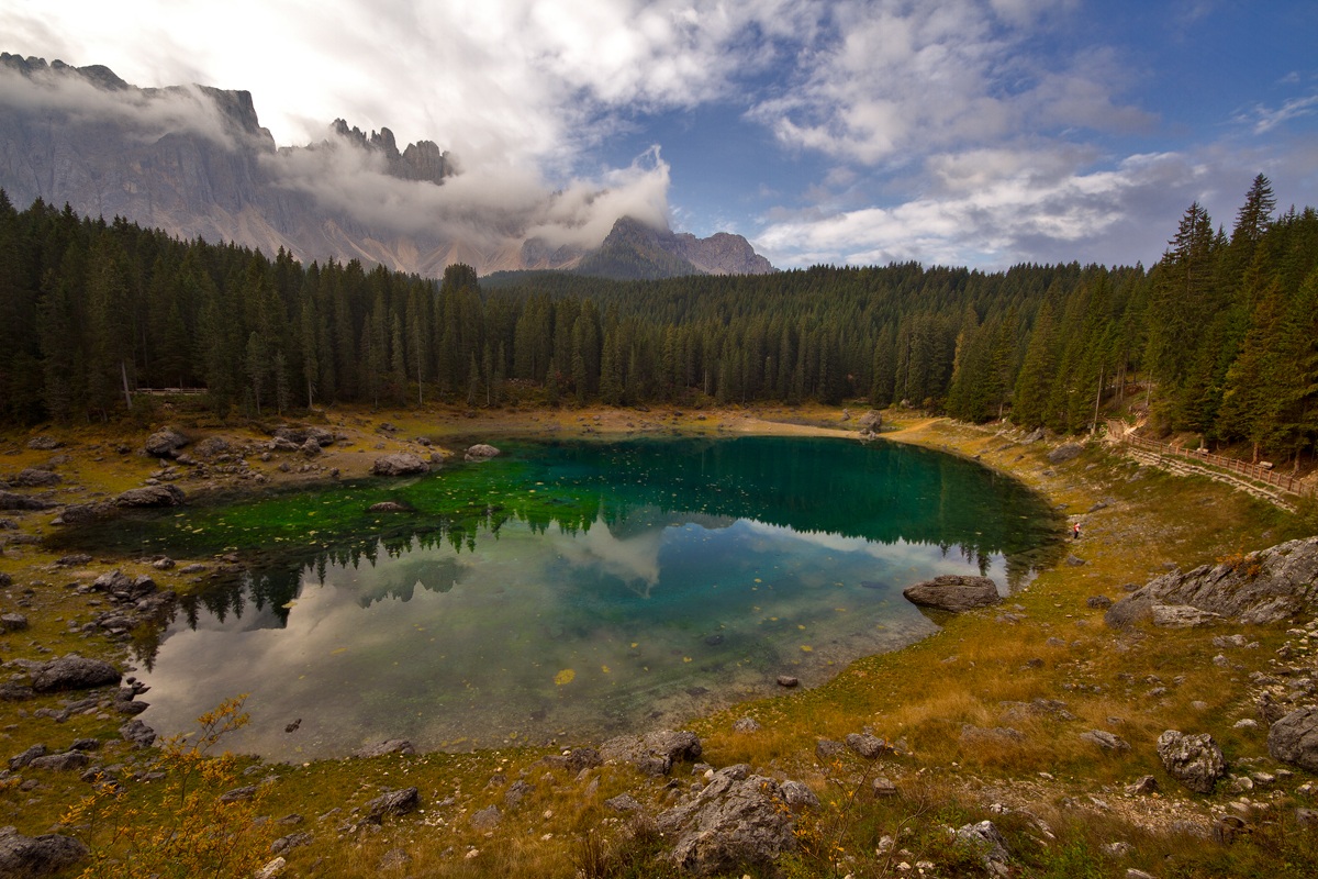 Lake Carezza.