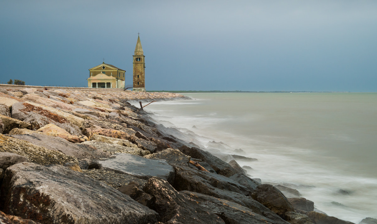 Madonna of the angel, caorle 2017 after the storm