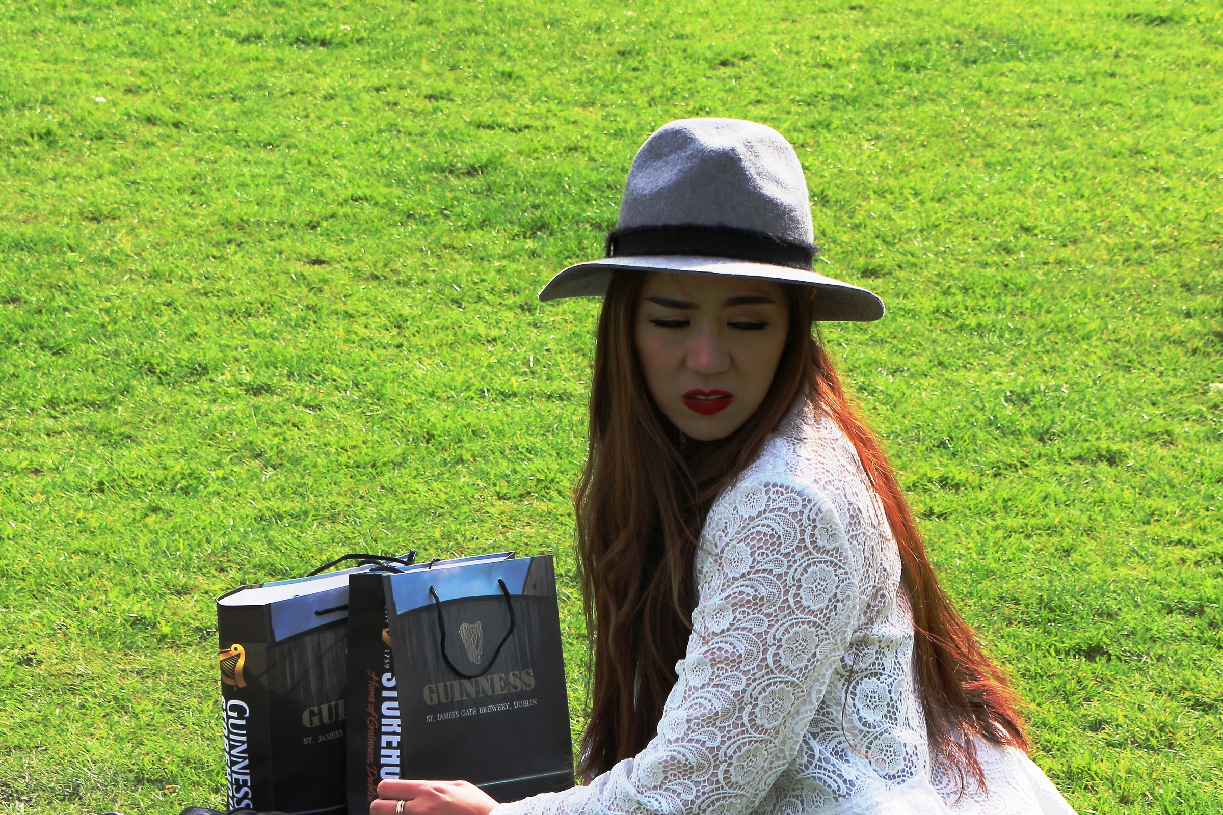 Japanese tourist in Dublin