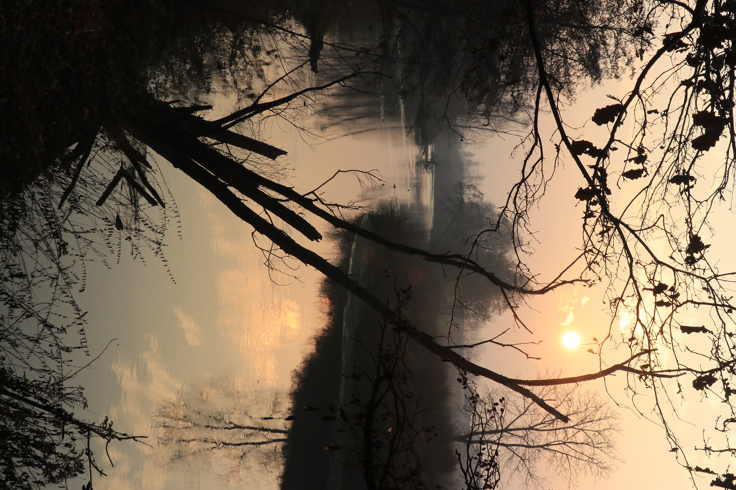 Il fiume Po a Villafranca Piemonte