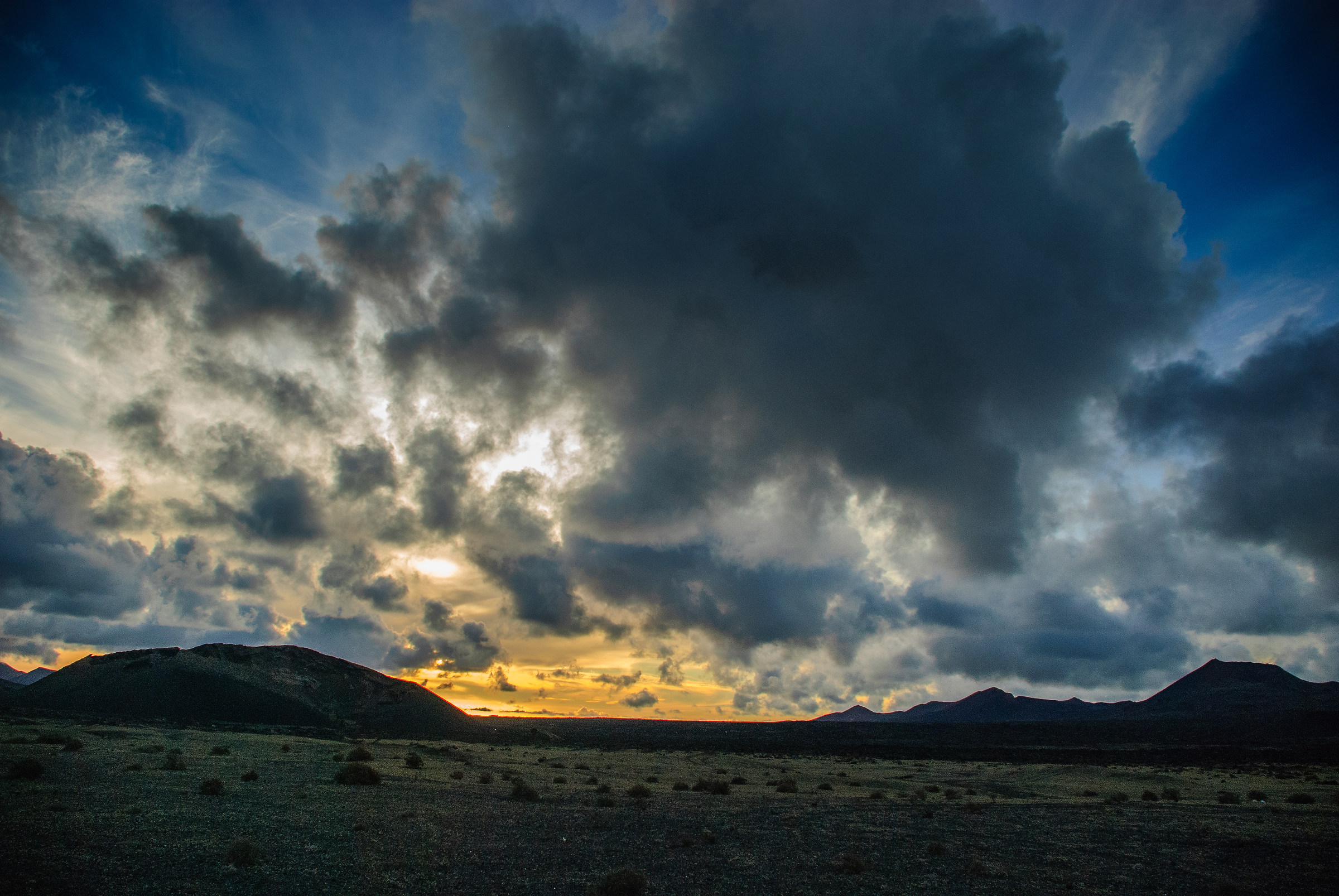 Tramonto a Tinayo,Lanzarote