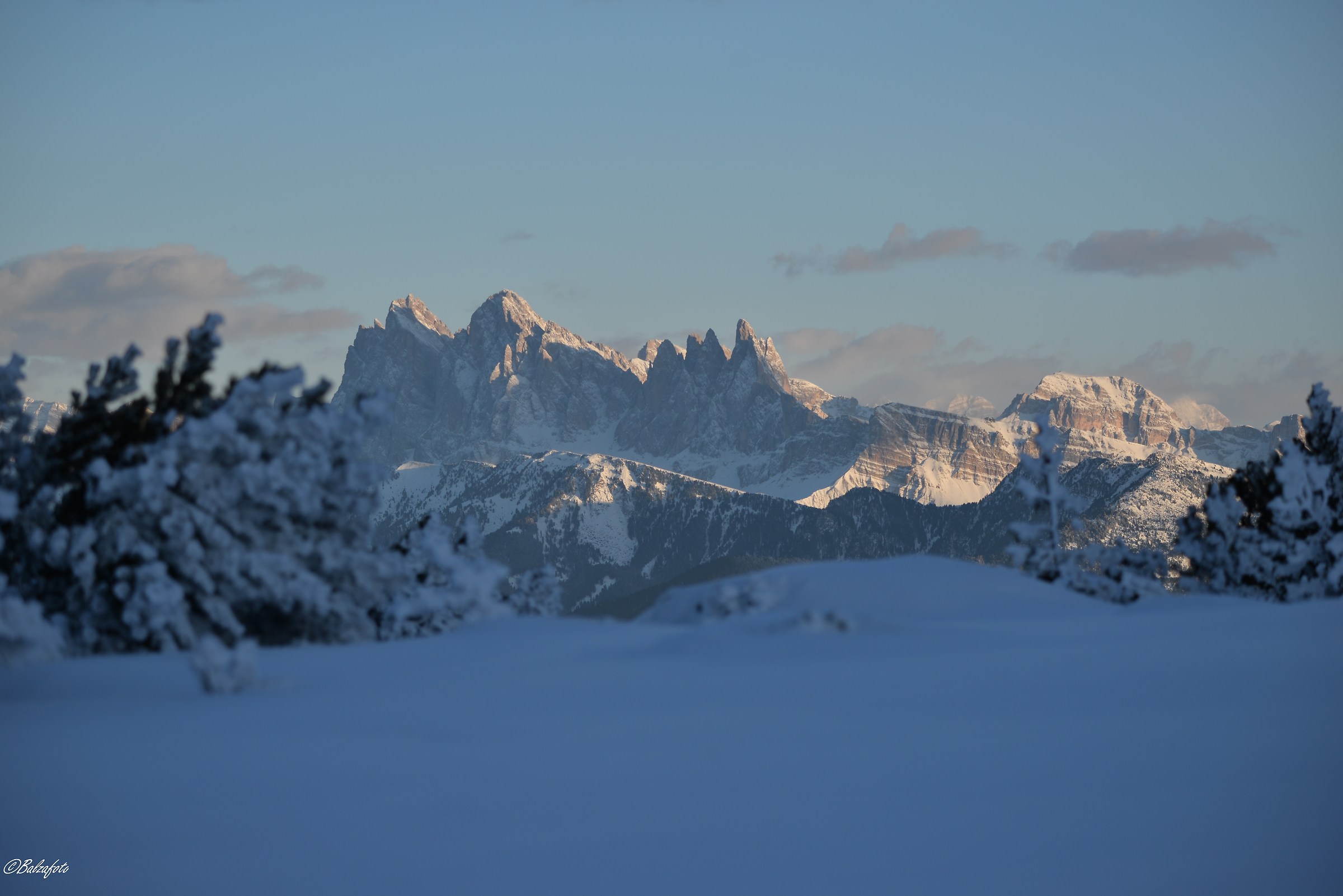 Corno del Renon view towards the Sciliar massif