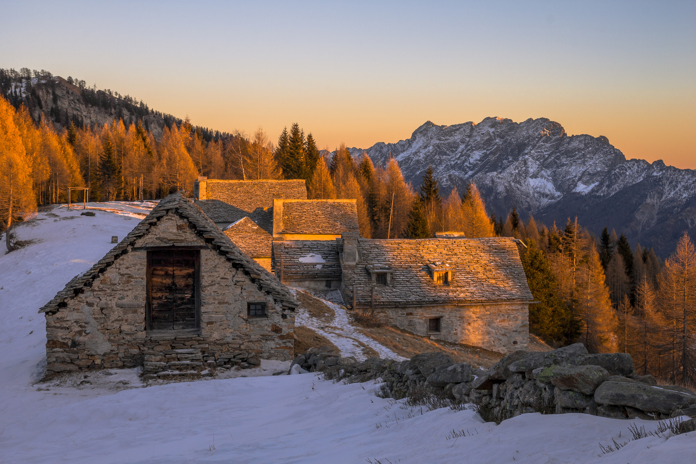 Tramonto alla Colma di Craveggia