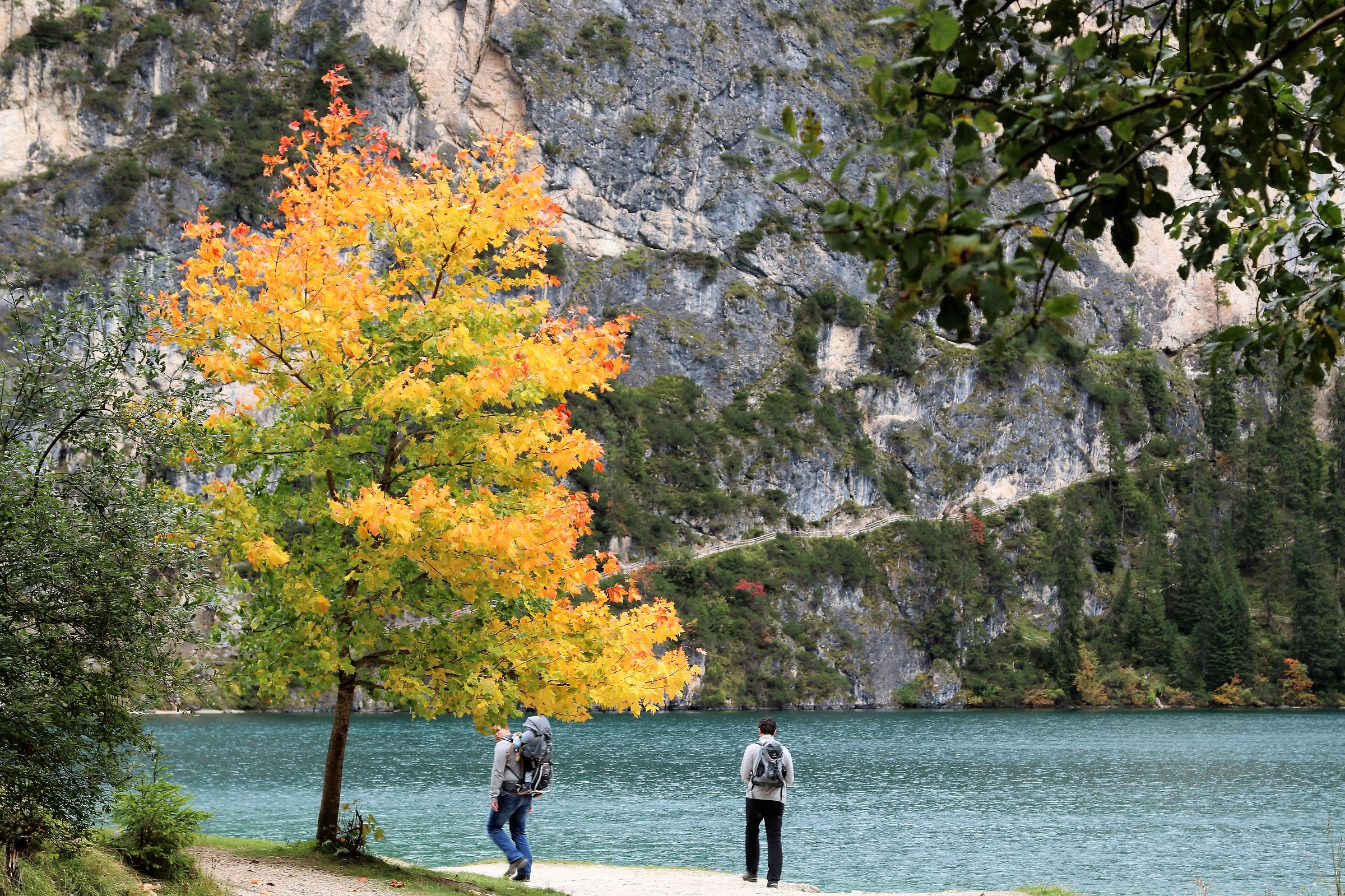 Lake Braies, in Val di Braies Bolzano