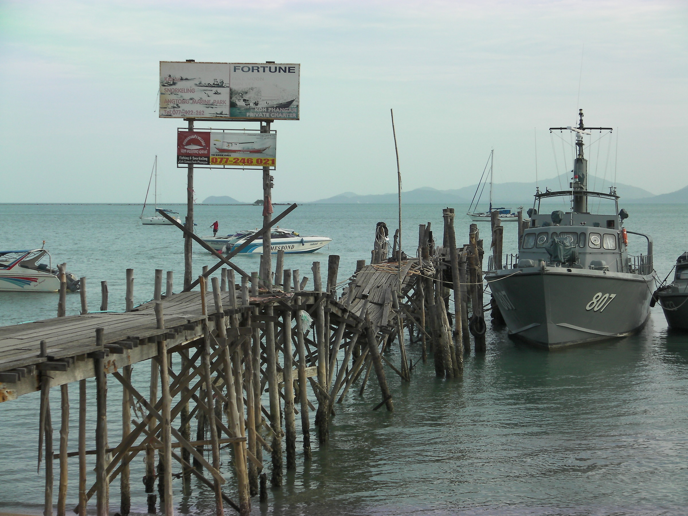 Thailand - Koh Samui - Fisherman's village pier