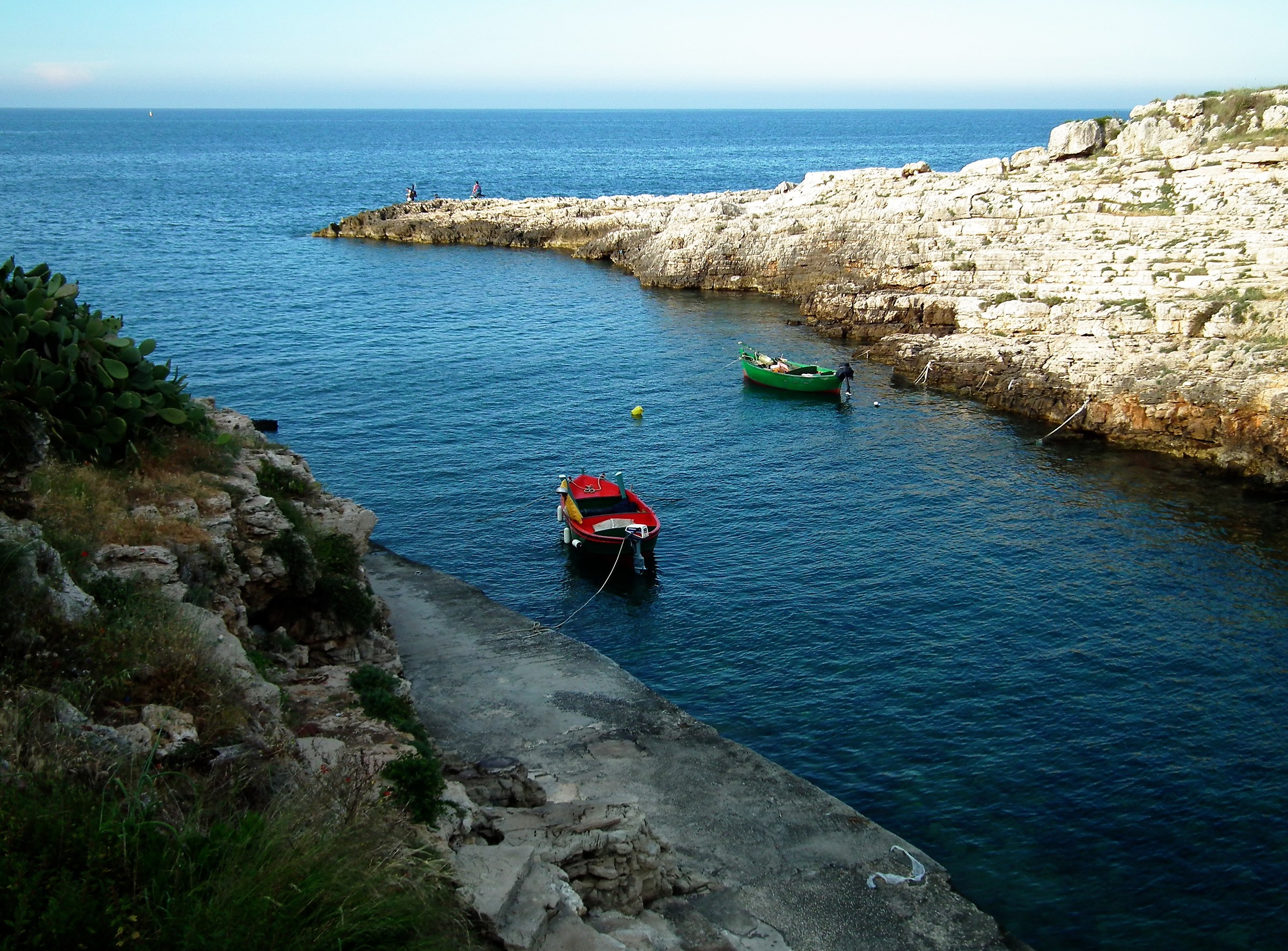 Polignano.The winter sea