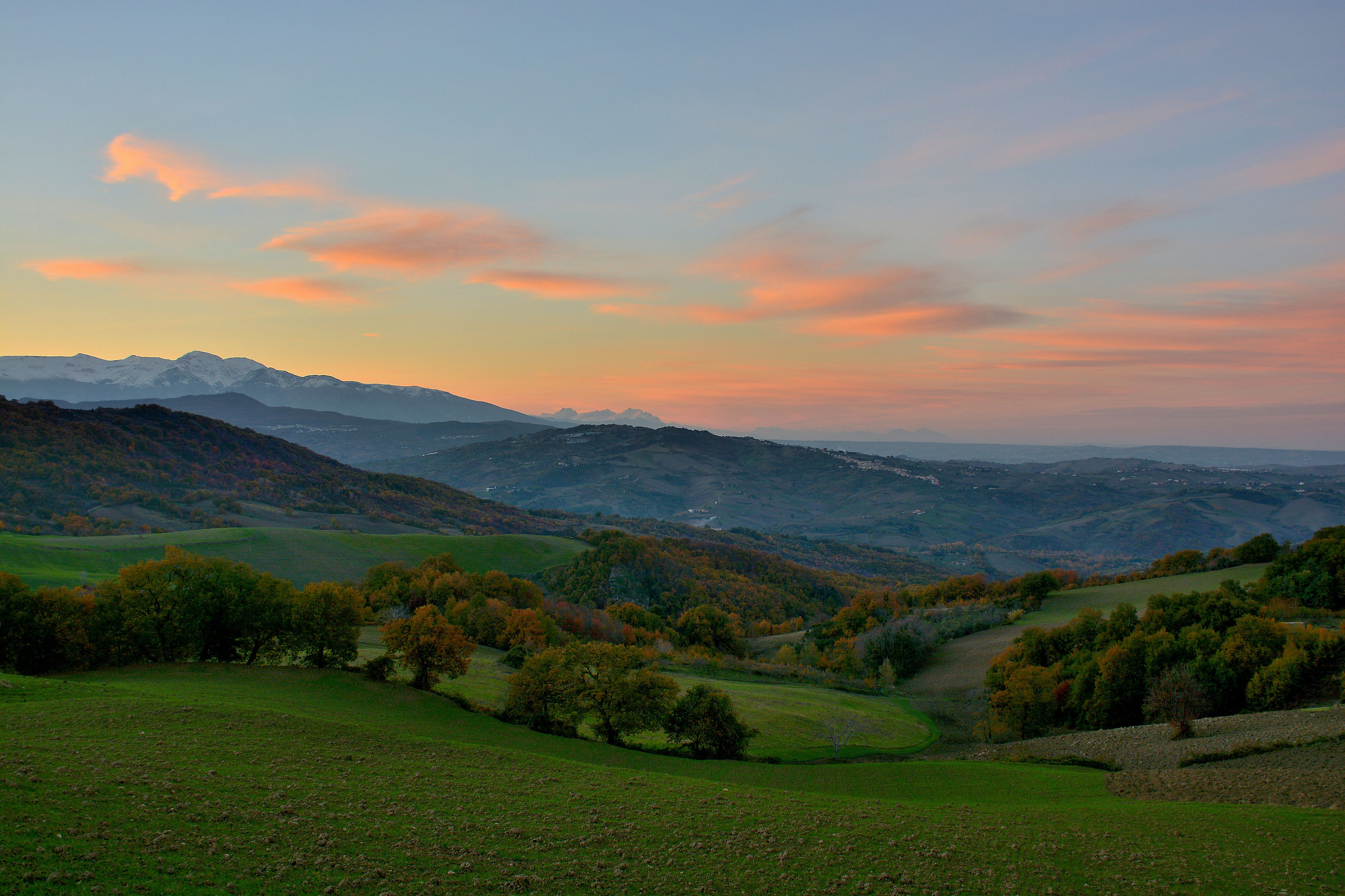 Sunset on the Monti d'Abruzzo