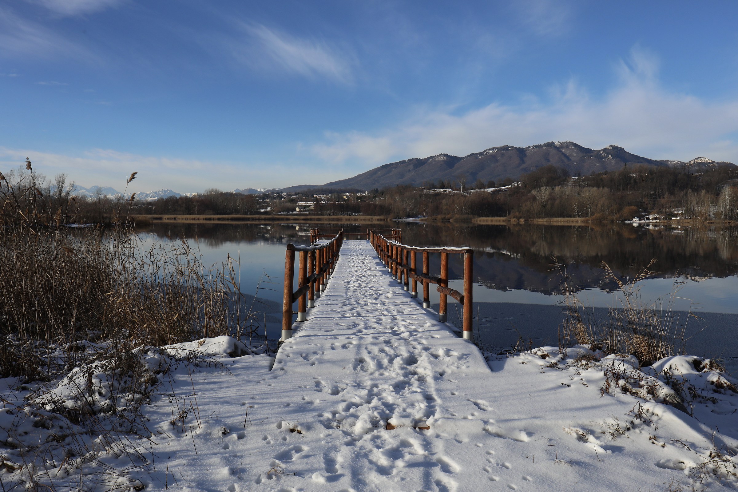 snow covered caponbank jetty