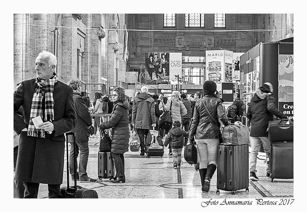 We arrive and we leave for Christmas