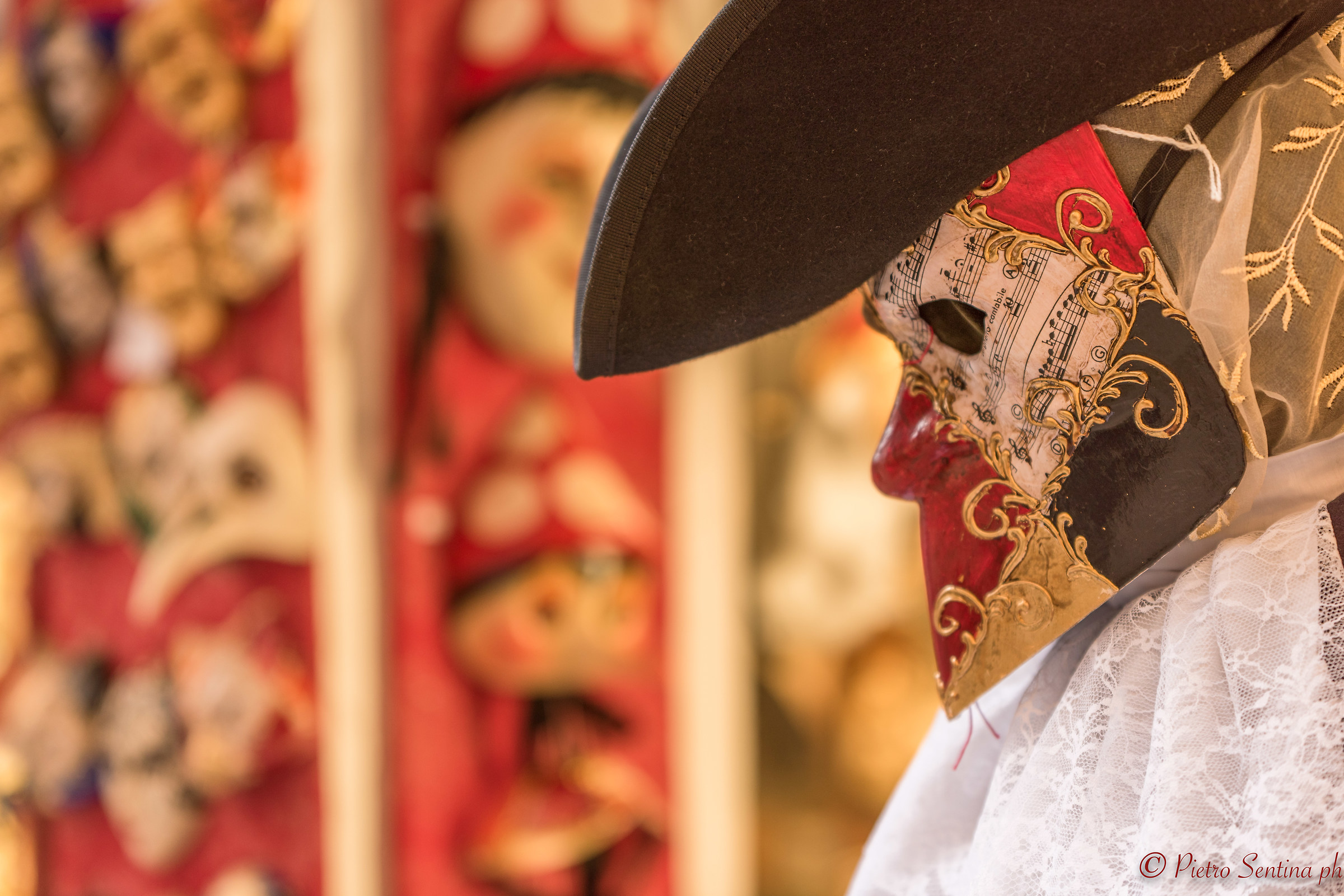 ... everyone brings their own mask ...