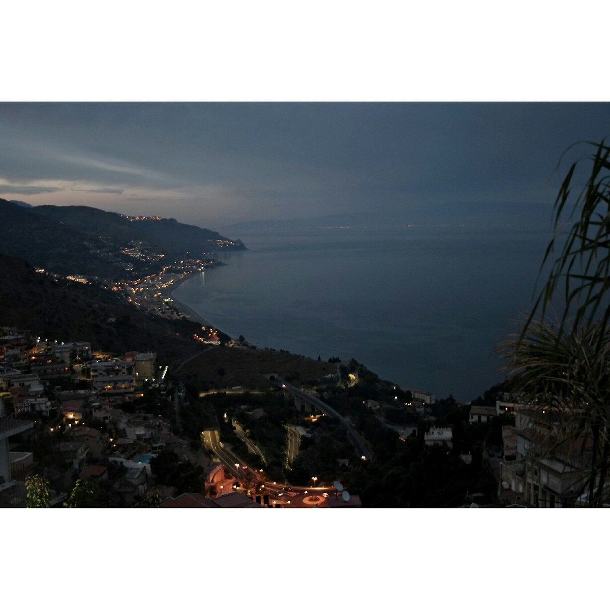 The lights of the city