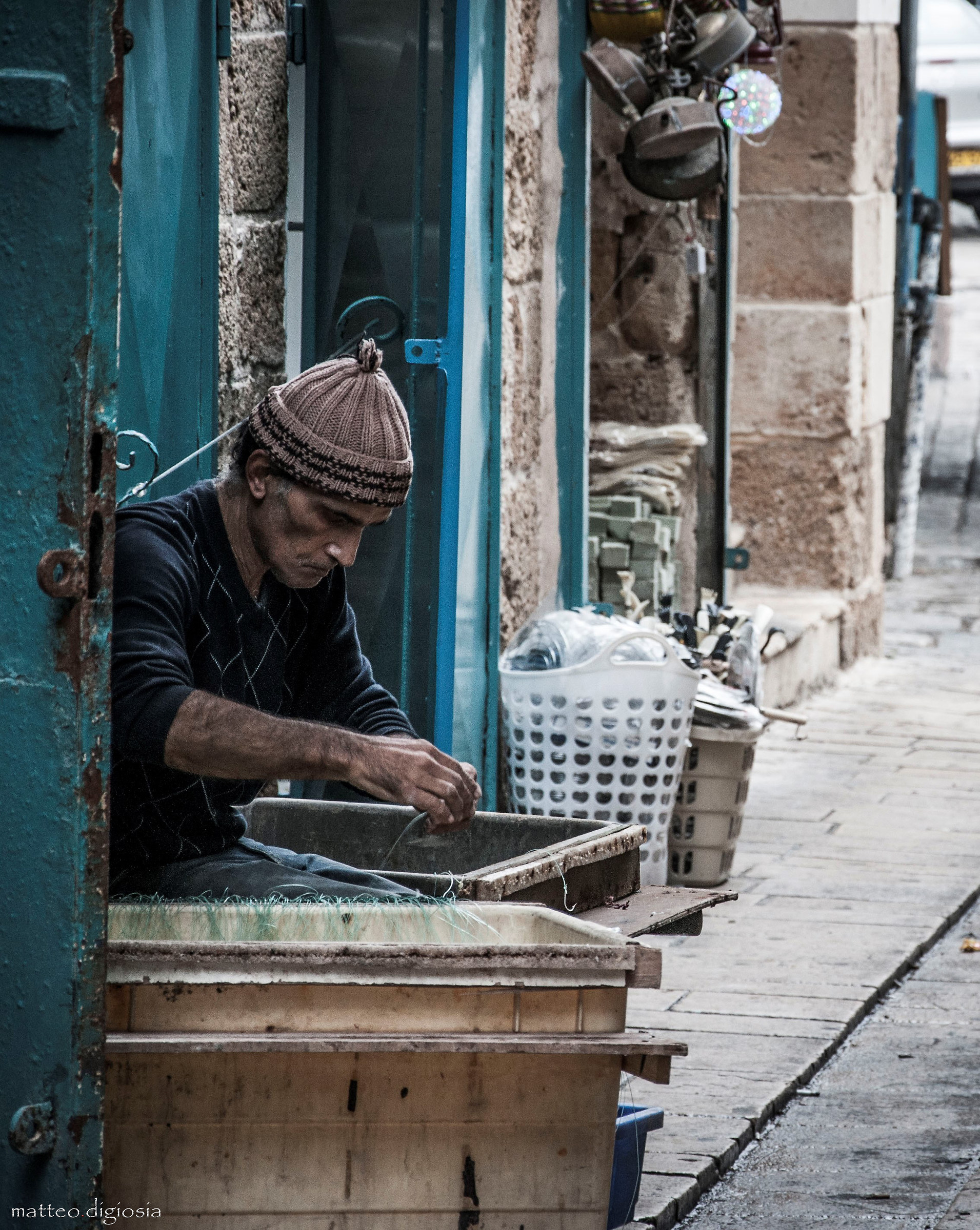 Preparativi per la pesca
