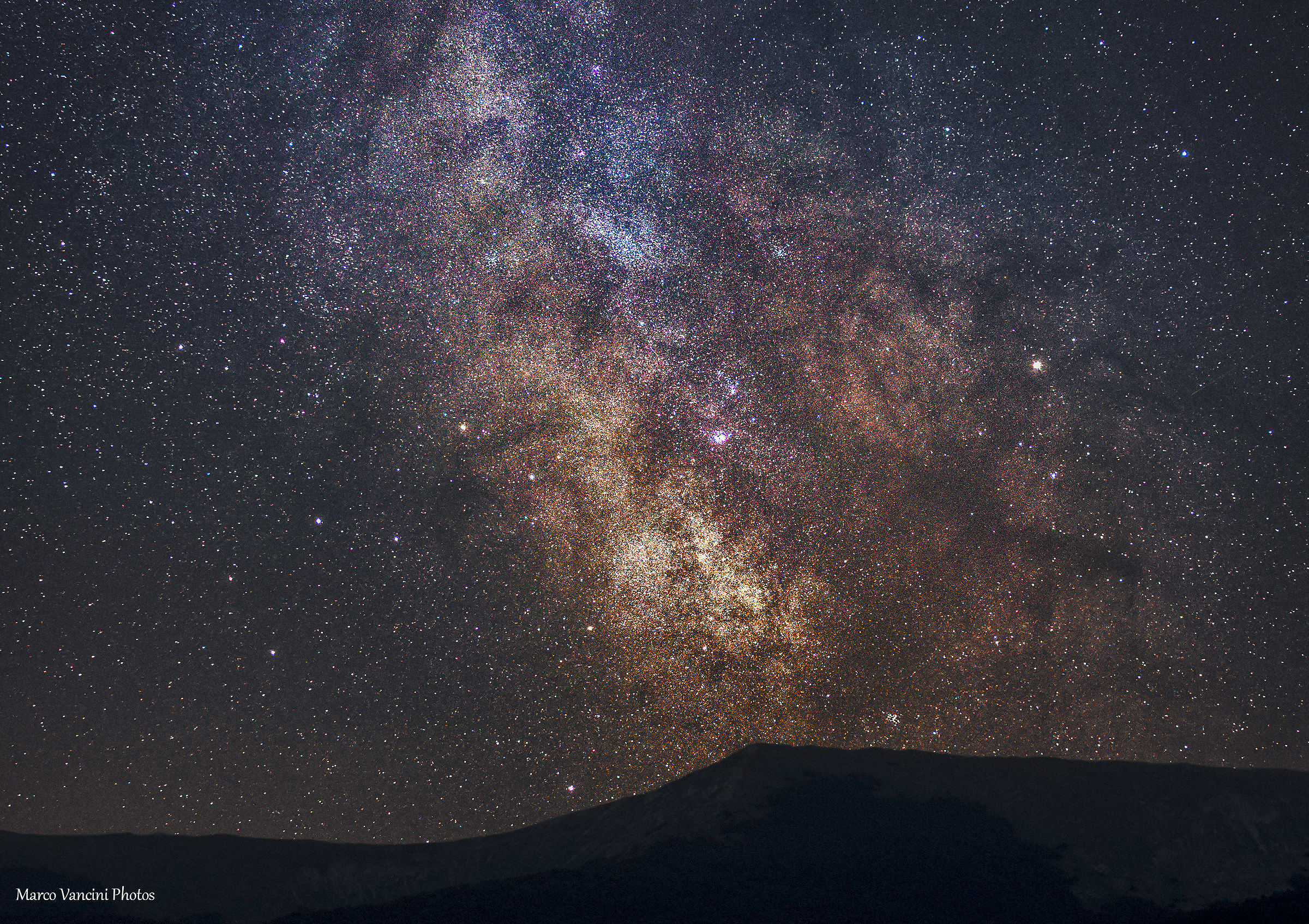 la via lattea d'Abruzzo