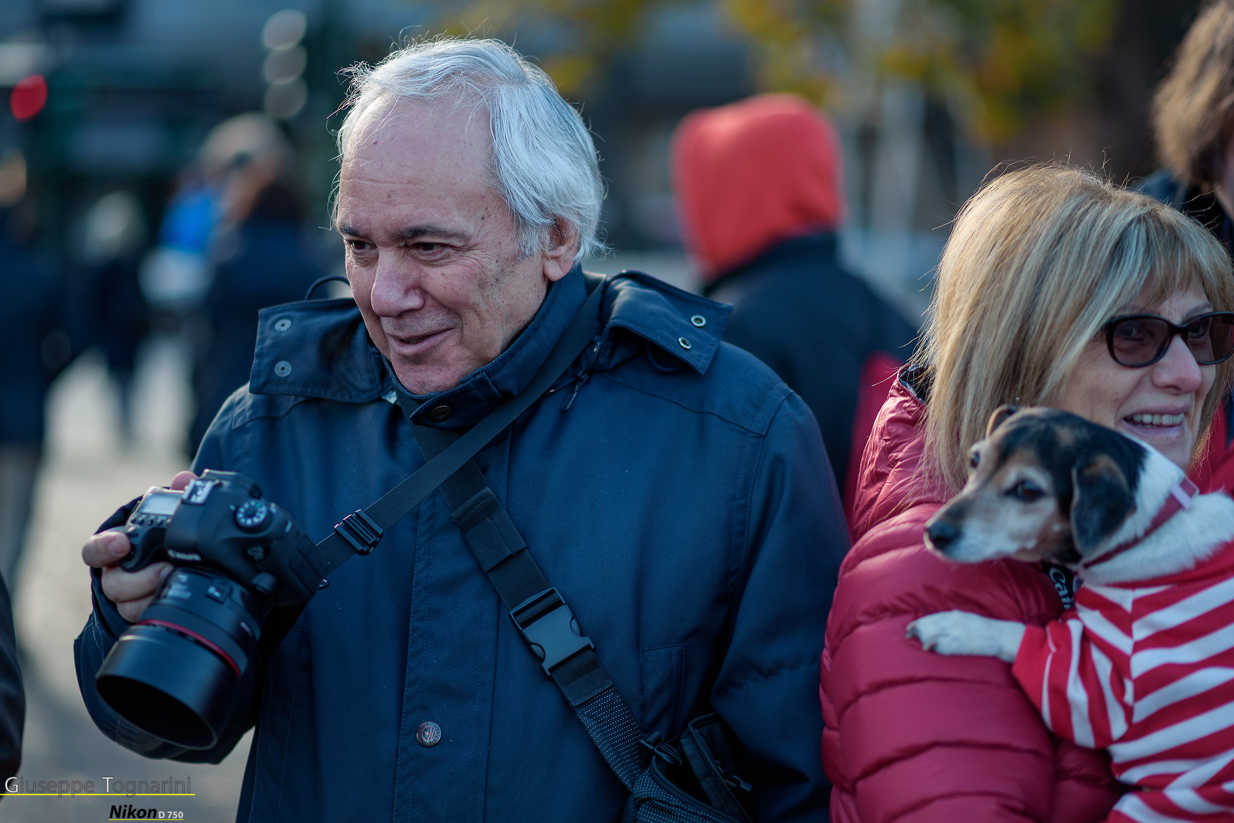 our Peppe satisfied for the shot just made