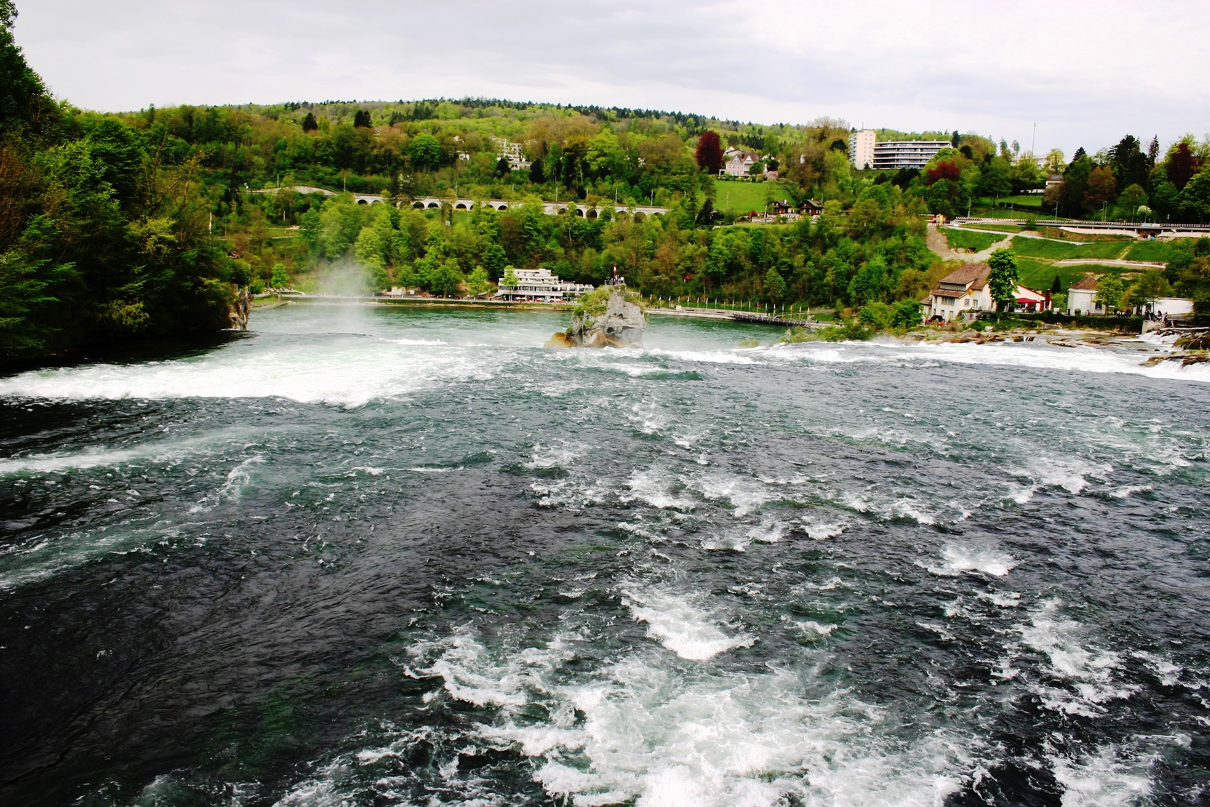 The Scciaffusa waterfalls (Switzerland)