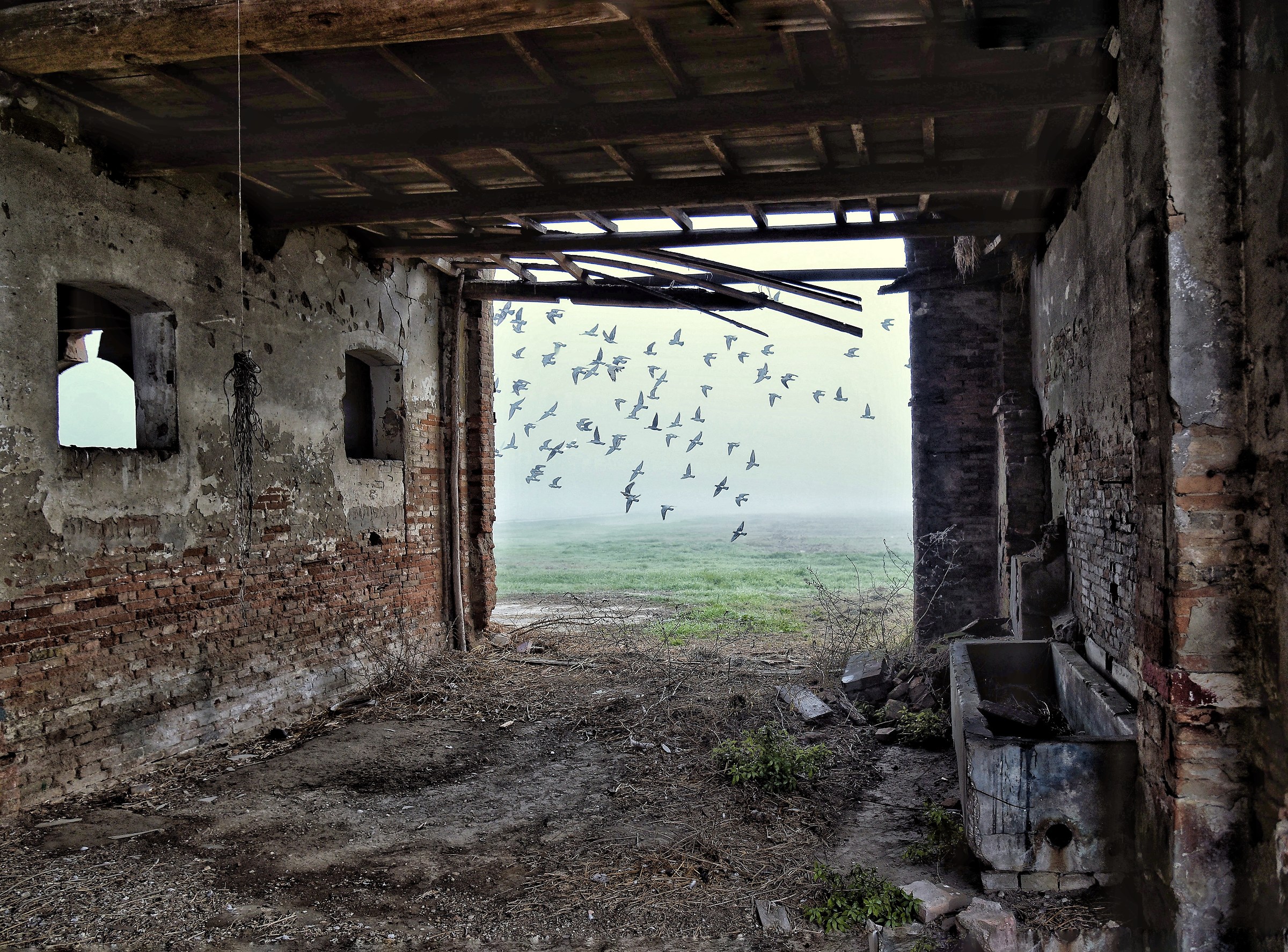 Vecchio casolare abbandonato