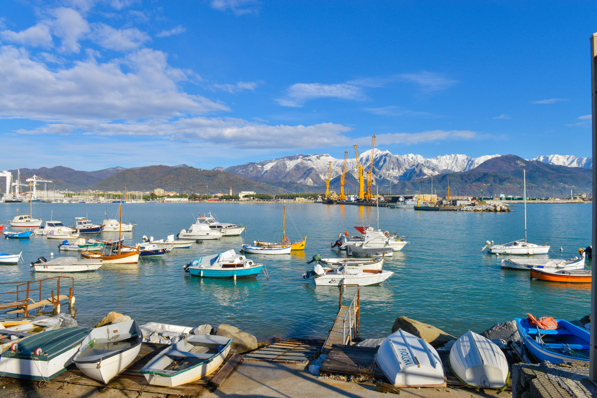 Marina di Carrara the port