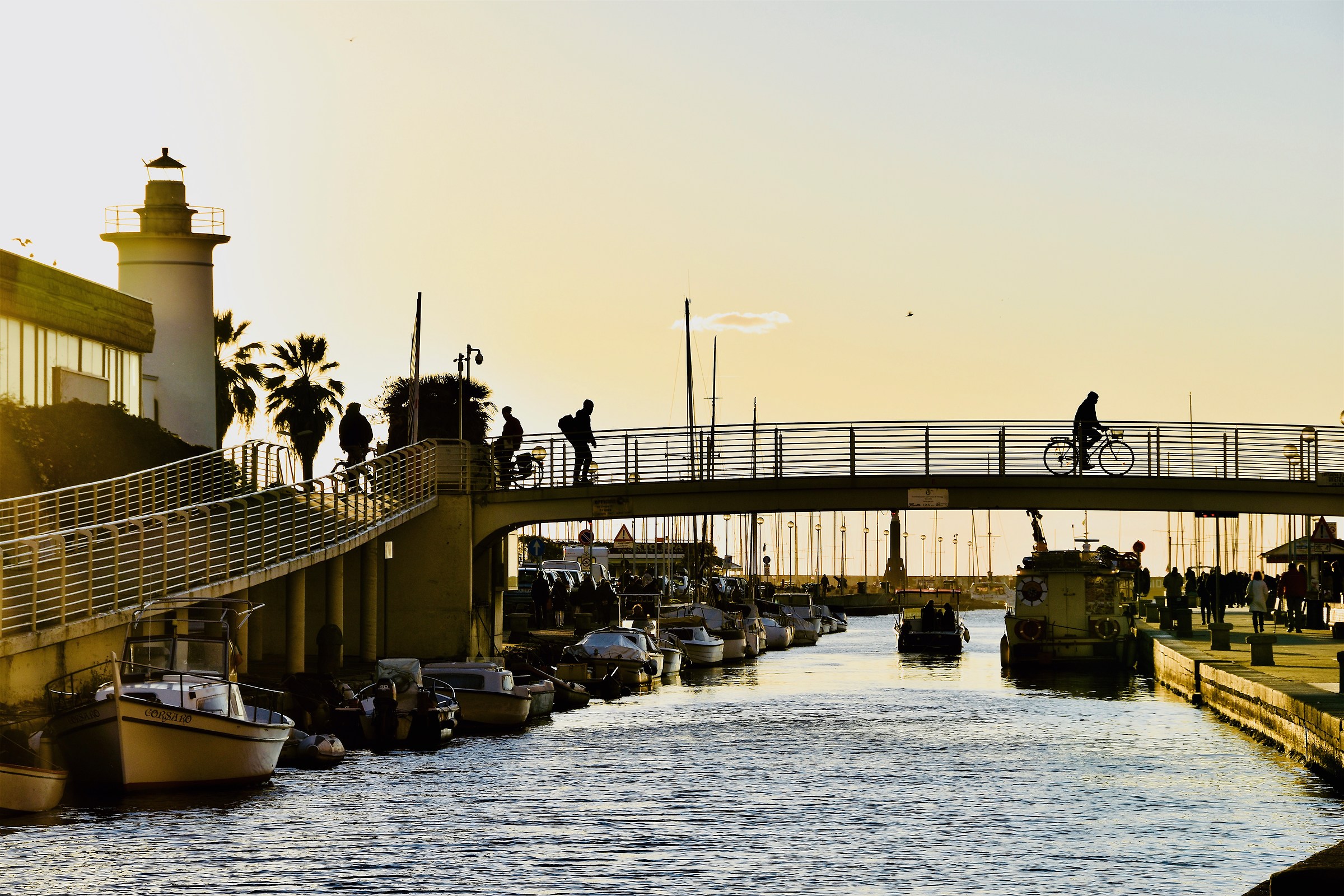 viareggio at sunset
