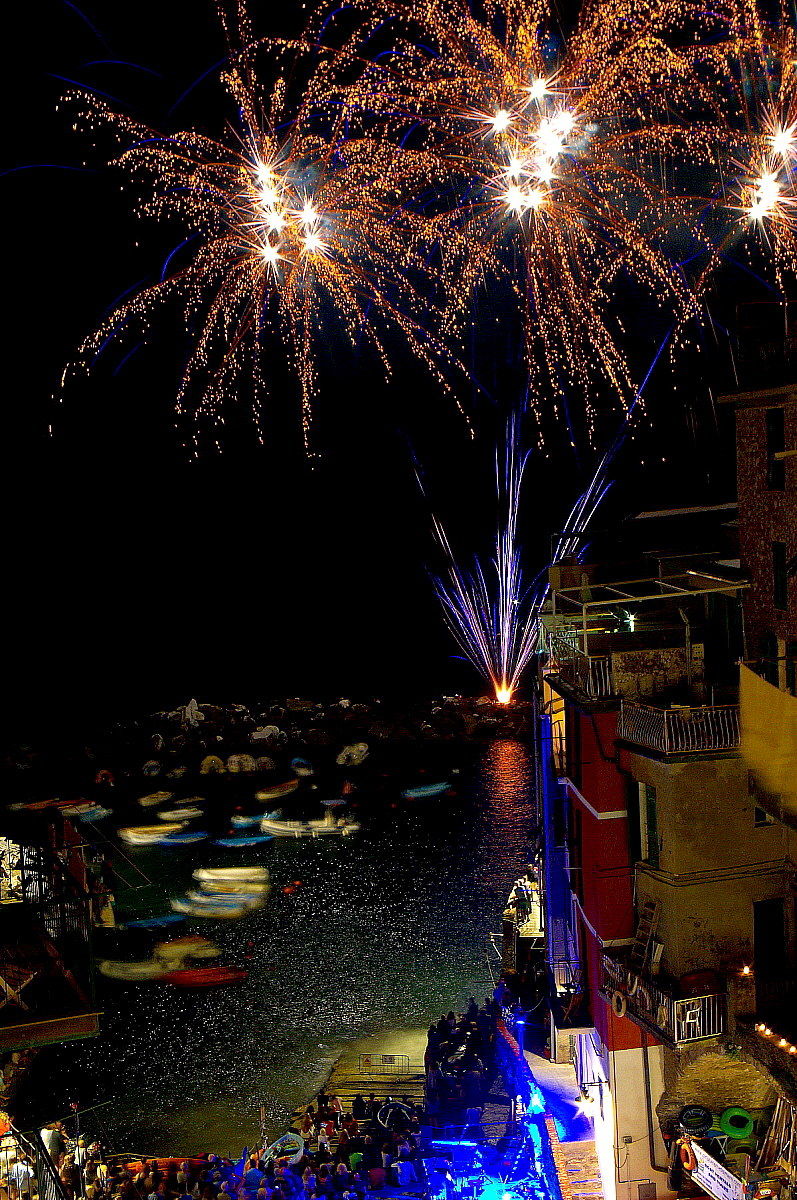 Seratina calda a  Riomaggiore