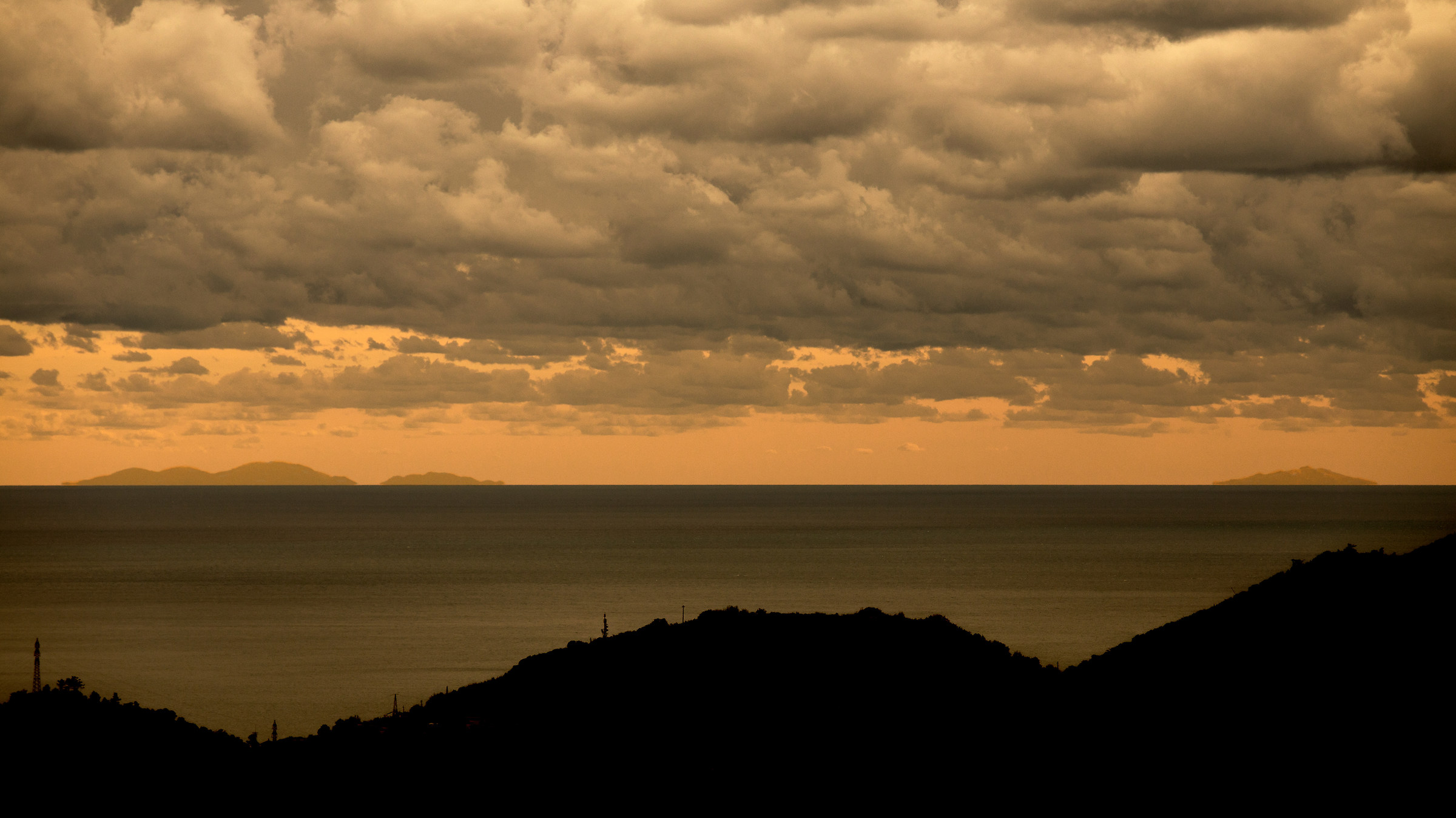 Elba Islands, Capraia, Corsica - From Magliolo SV - 18dic17