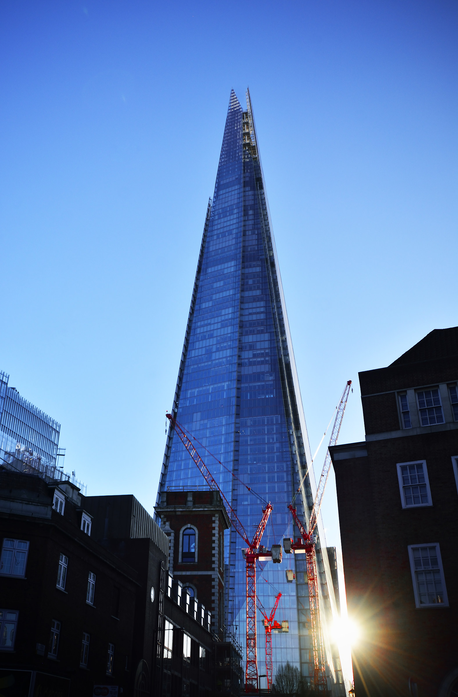 Red & Blue (Low December Sun)