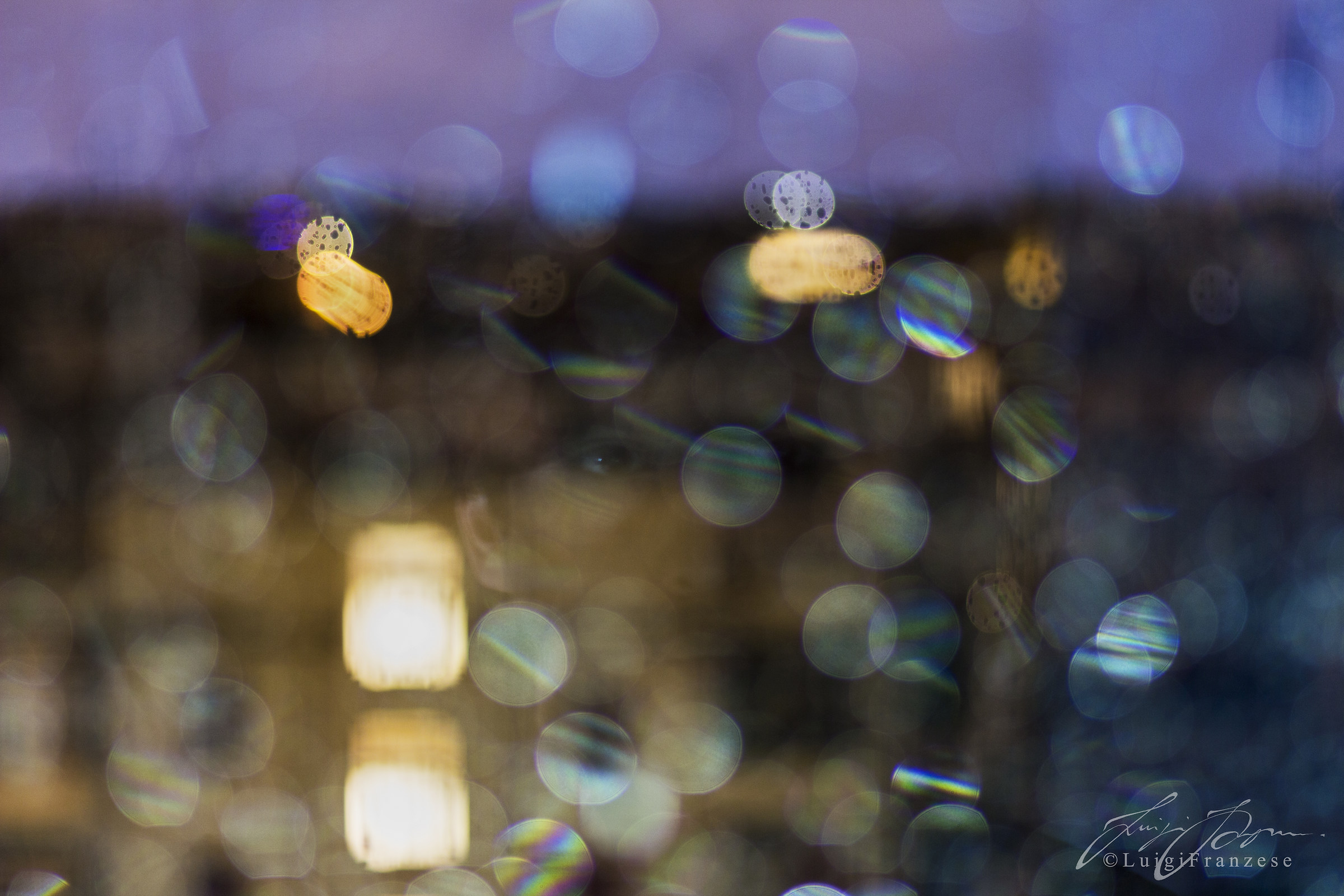 Through the Raining Glass.