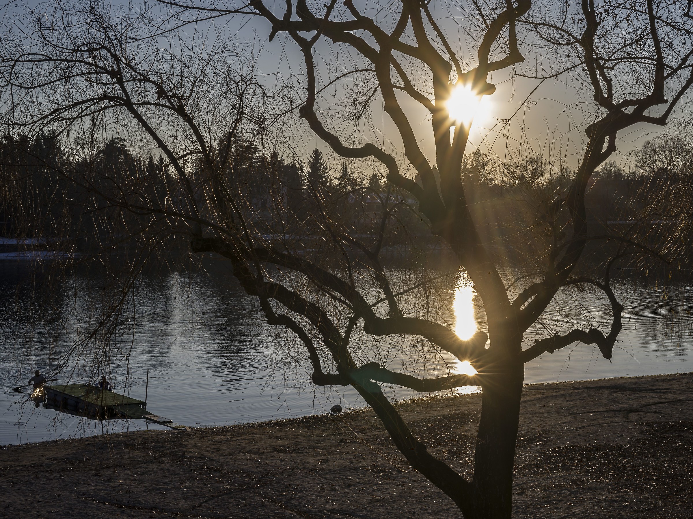 Tramonto di un martedì 19 dicembre