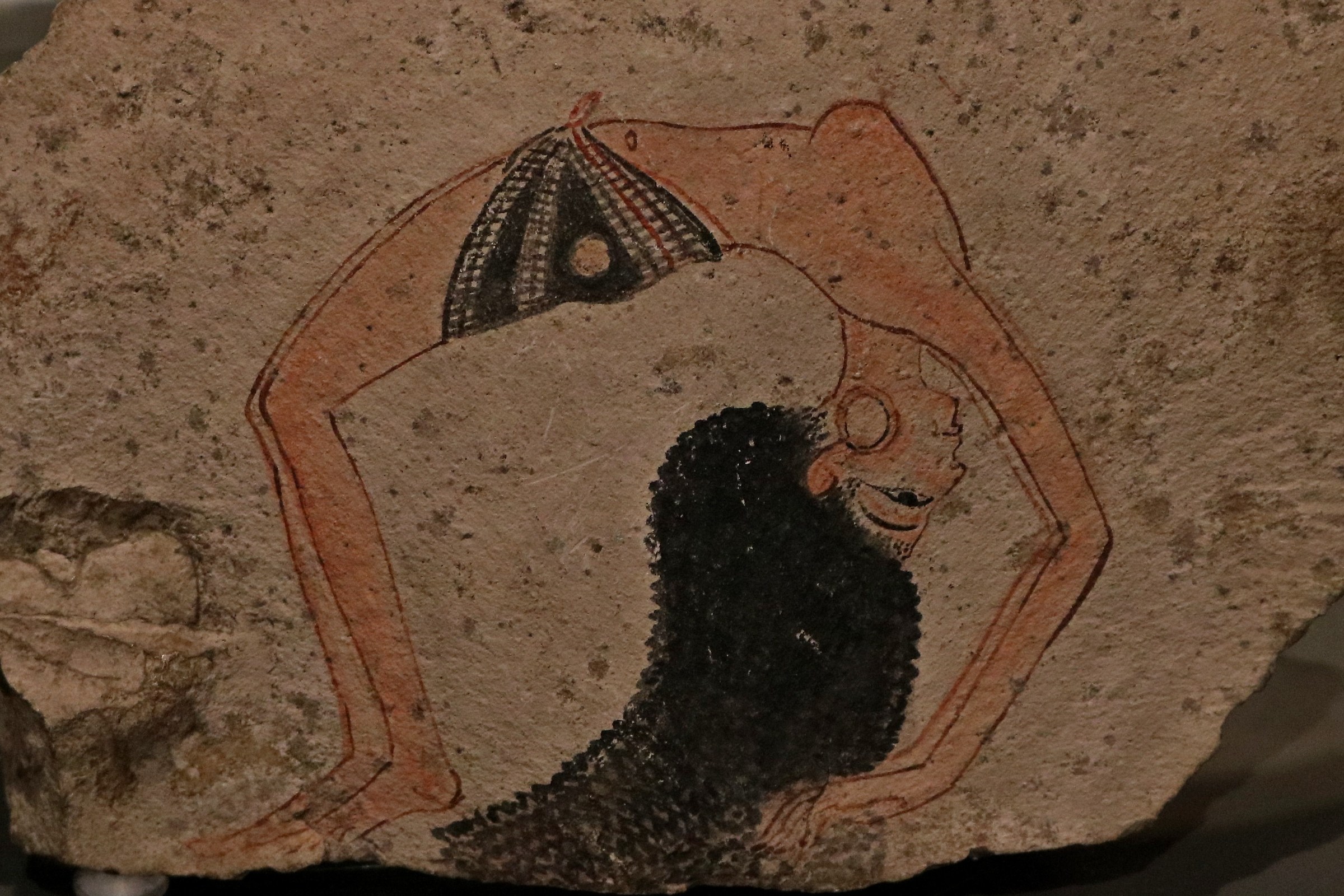 Ostrakon - Ballerina in acrobatic position