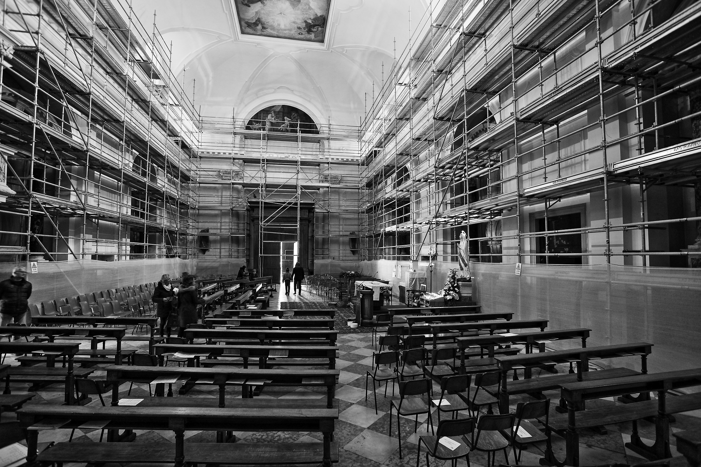 The Parish Church of Legnaro in restoration