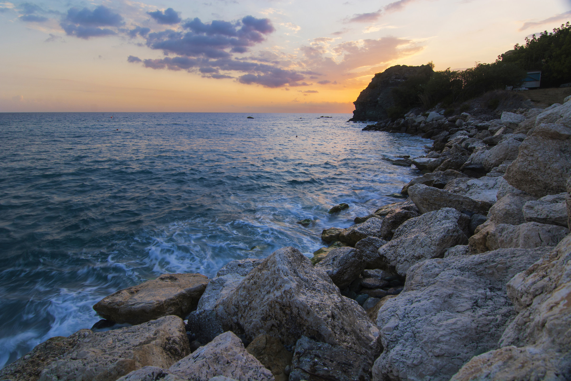 Coreca cliff sunset