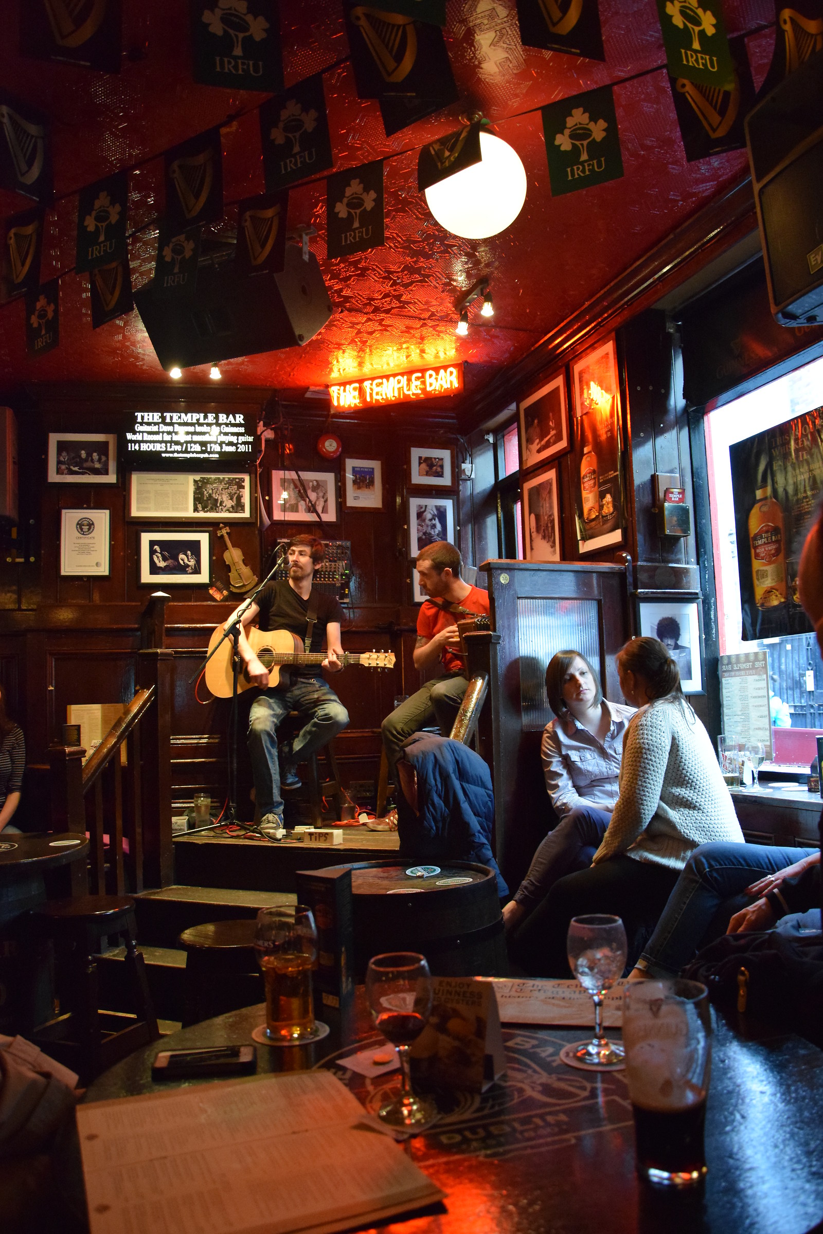 Nice concert in the Temple Bar
